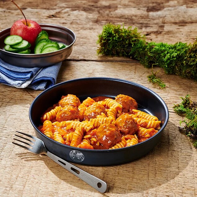 Plat préparé boulettes de viande avec pâtes 350 g Wetfood Ready to Eat Trek'n Eat