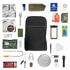 Sac à dos d'évacuation avec équipement Bail Out Bag 25 L Helikon - Black