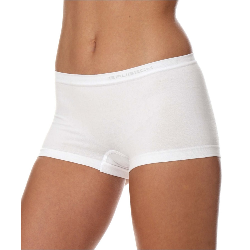 Caleçon thermoactifs pour femmes Comfort Cotton Brubeck - White