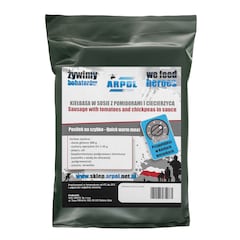 Ration alimentaire Repas rapide nr 10 - Saucisse aux tomates Arpol