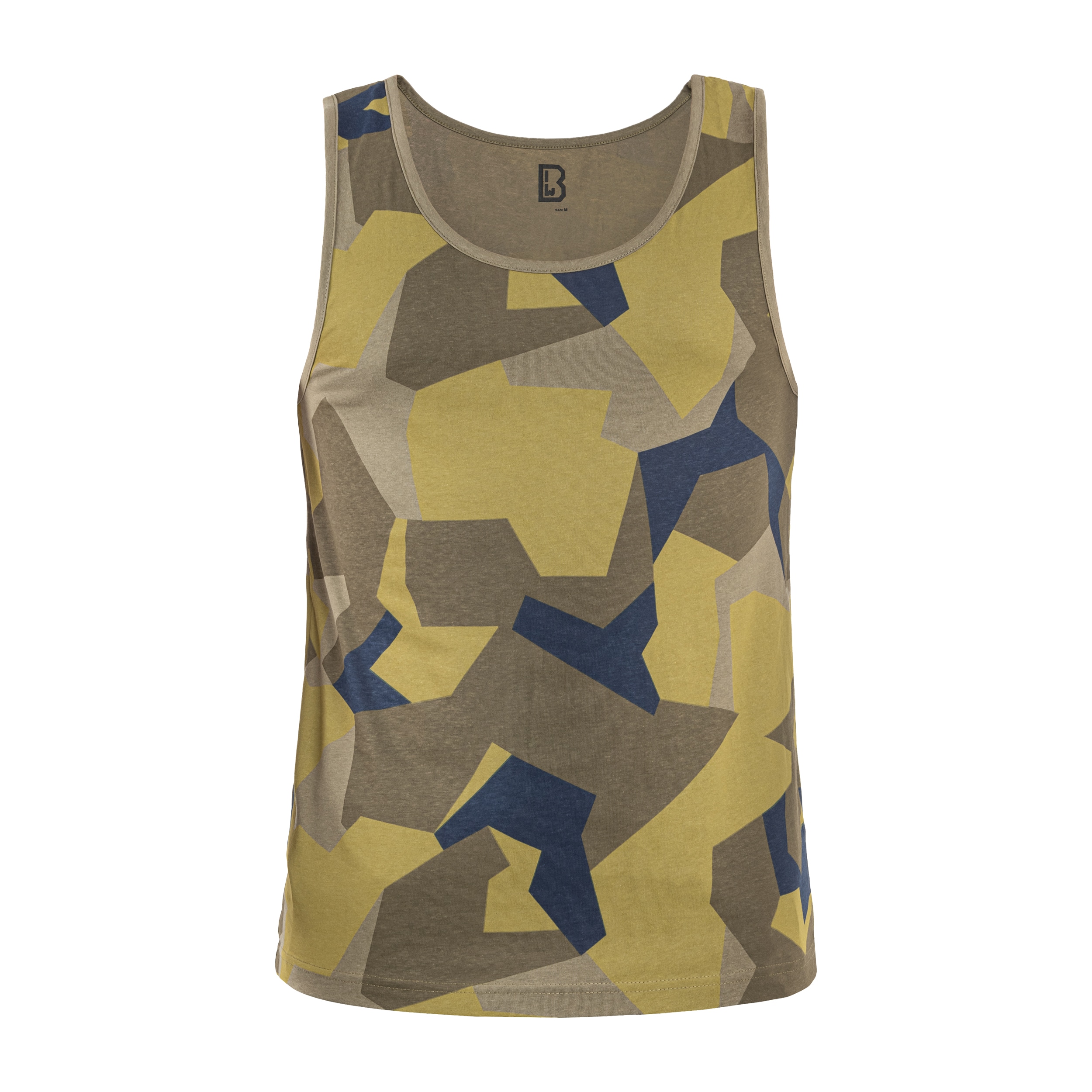 T-shirt Tank Top Brandit - Swedish Camo M90