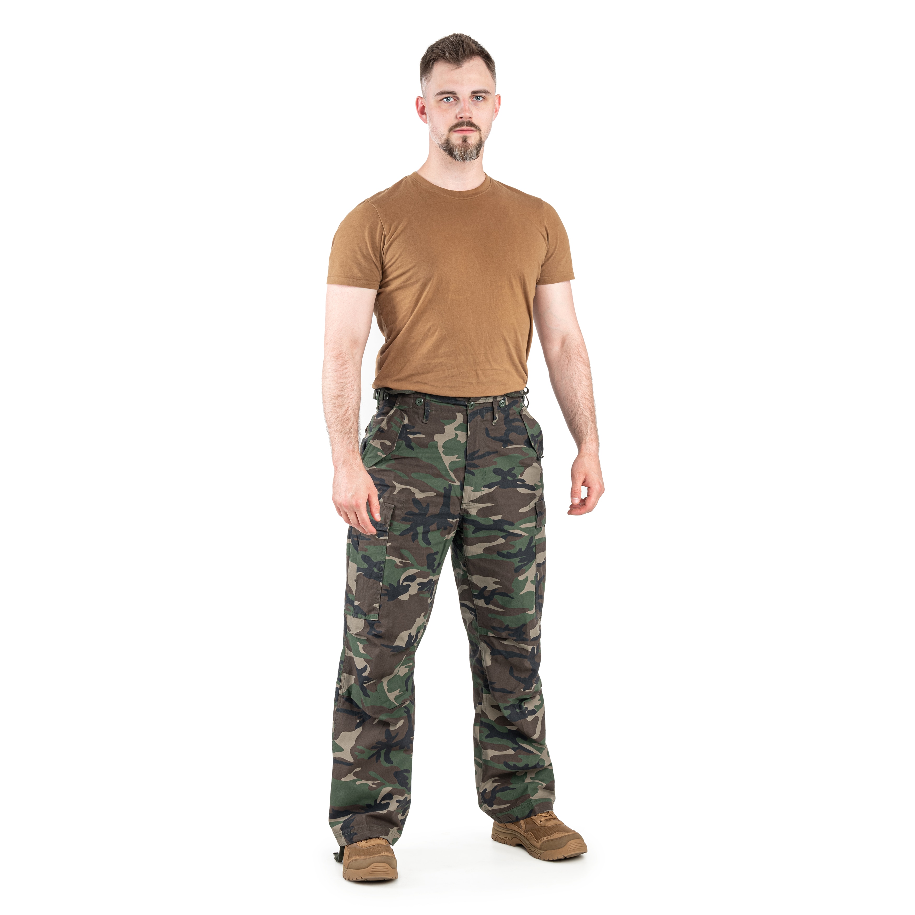 Pantalon militaire M65 Vintage Brandit - Woodland