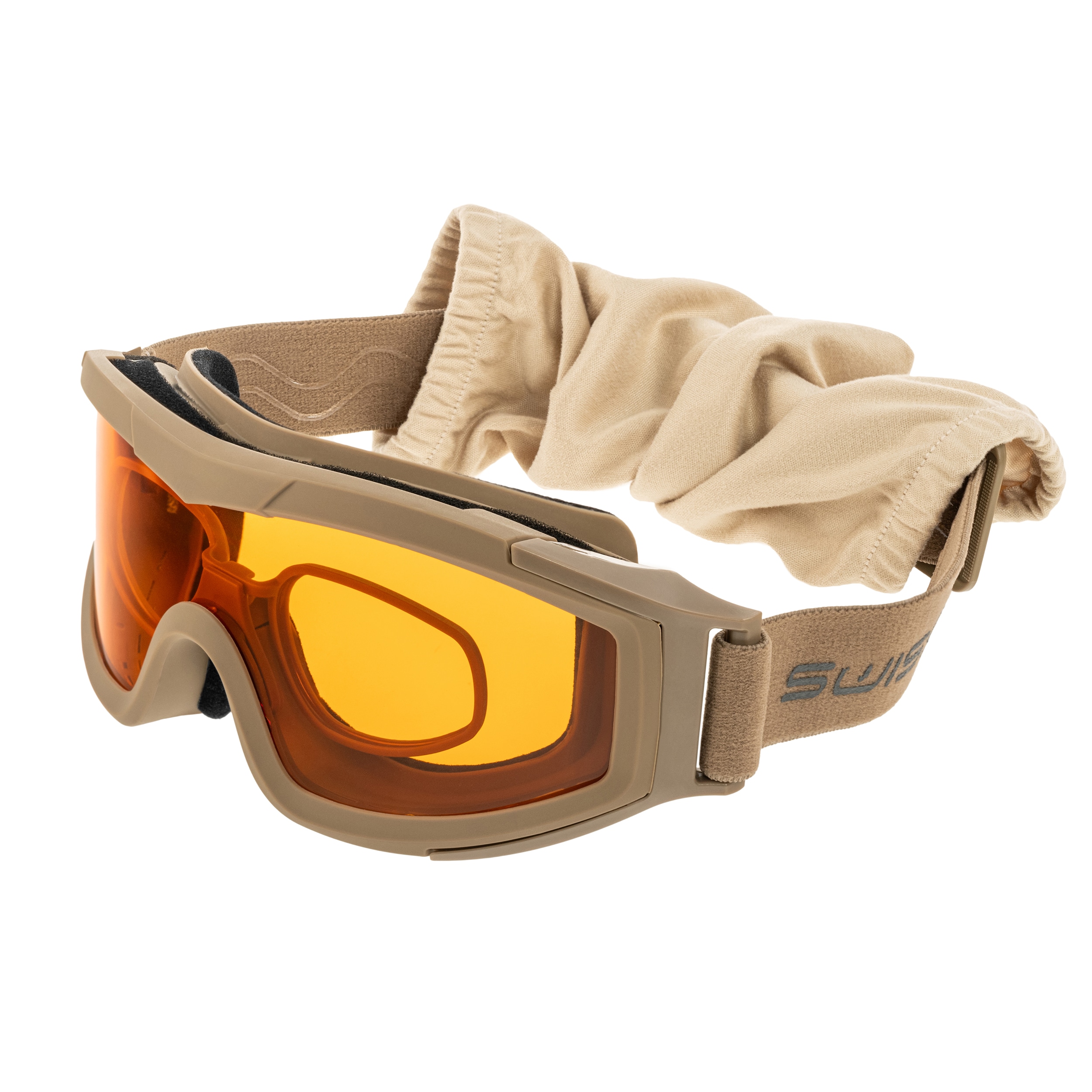 Lunettes tactiques F-Tac Swiss Eye - Coyote