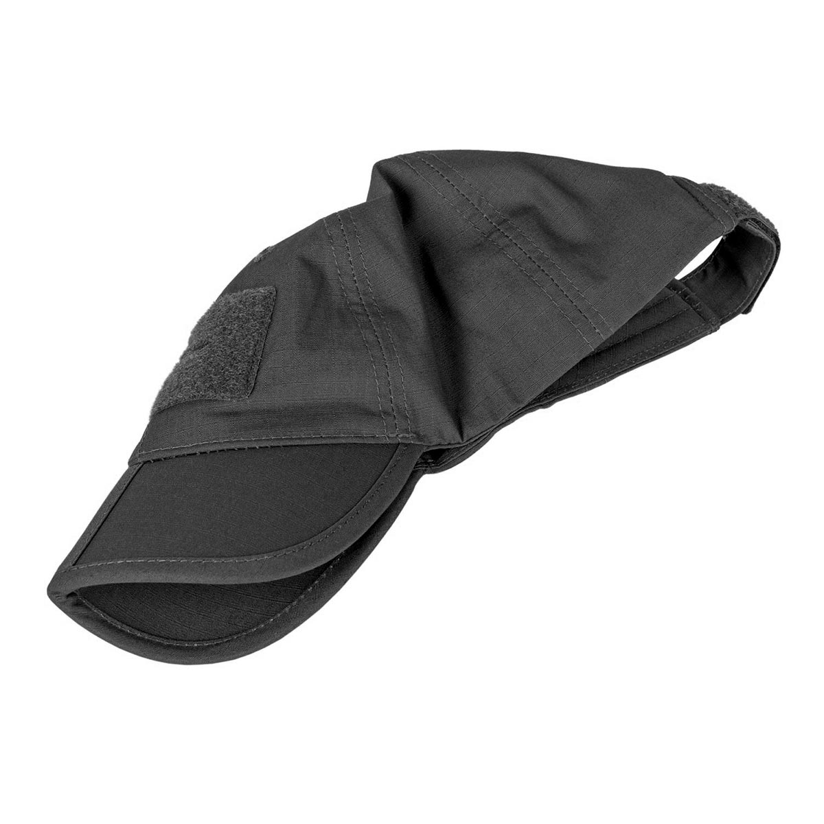 Casquette avec velcro Folding PolyCotton Rip-Stop Helikon - Black