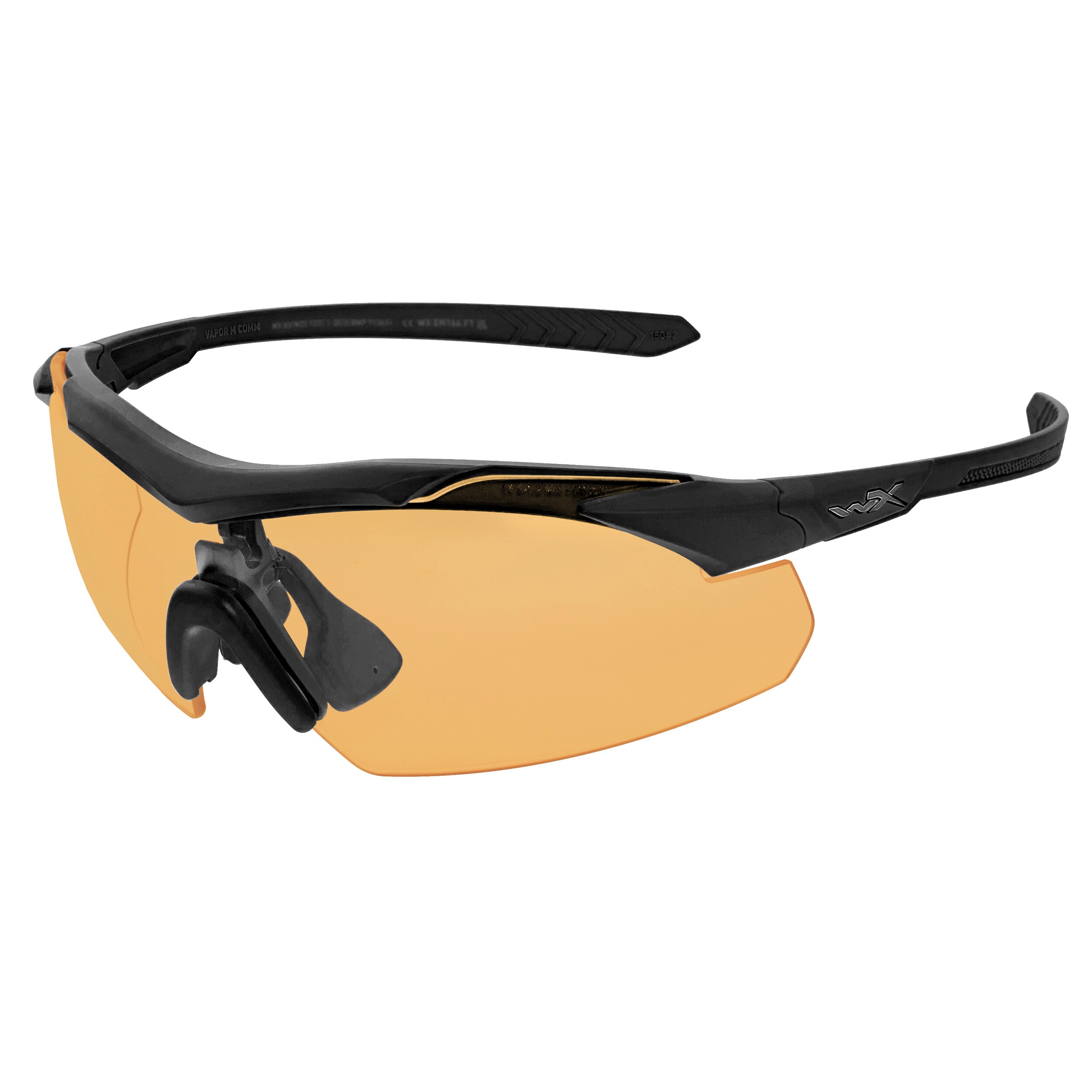 Lunettes tactiques Vapor Comm 2.5 Set 3in1 Wiley X - Matte Black