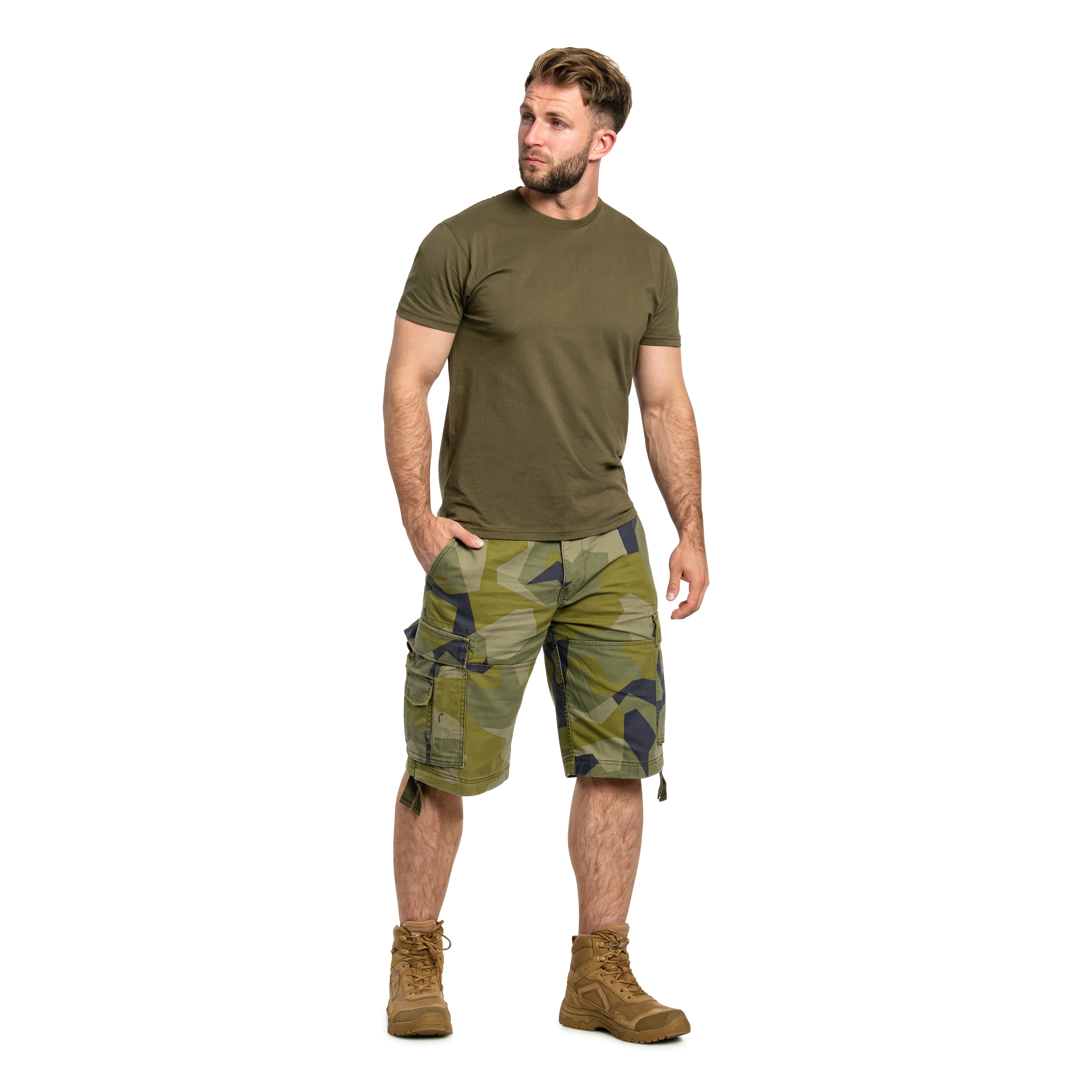 Short Vintage Classic Brandit - Swedish Camo
