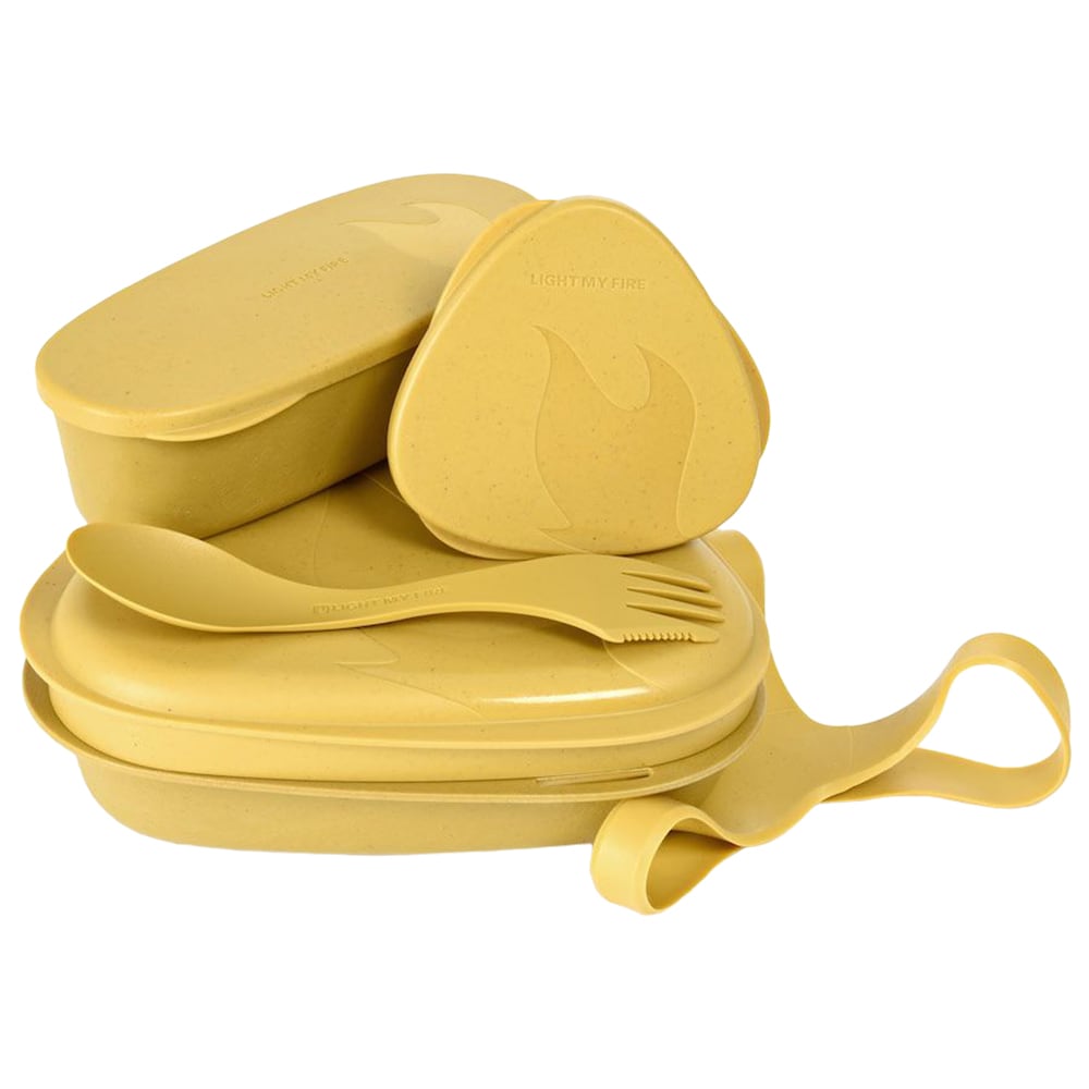 Set de vaisselle LunchKit Bio Light My Fire - Musty Yellow