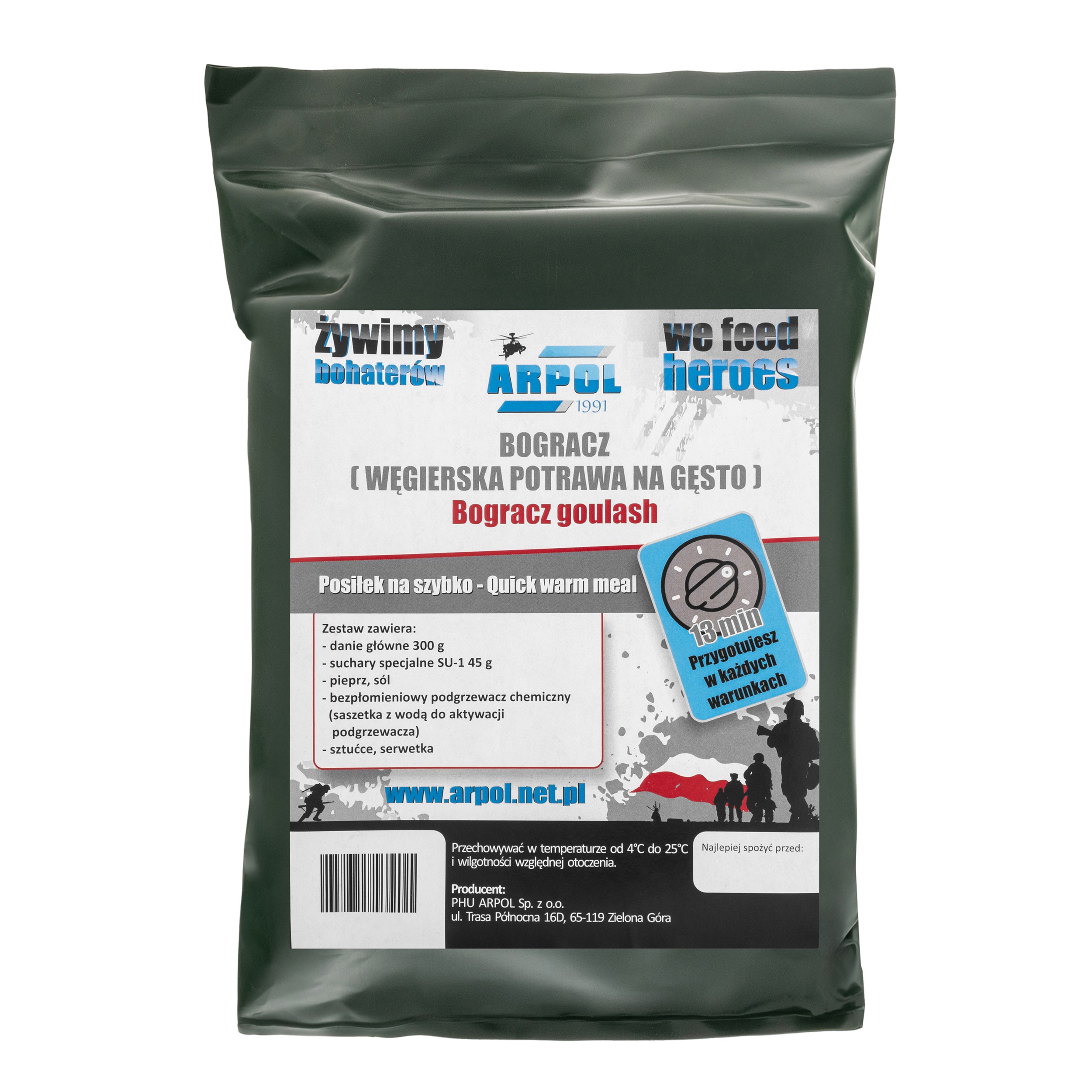 Ration aliemntaire Repas rapide nr 3 - Bogracz Arpol