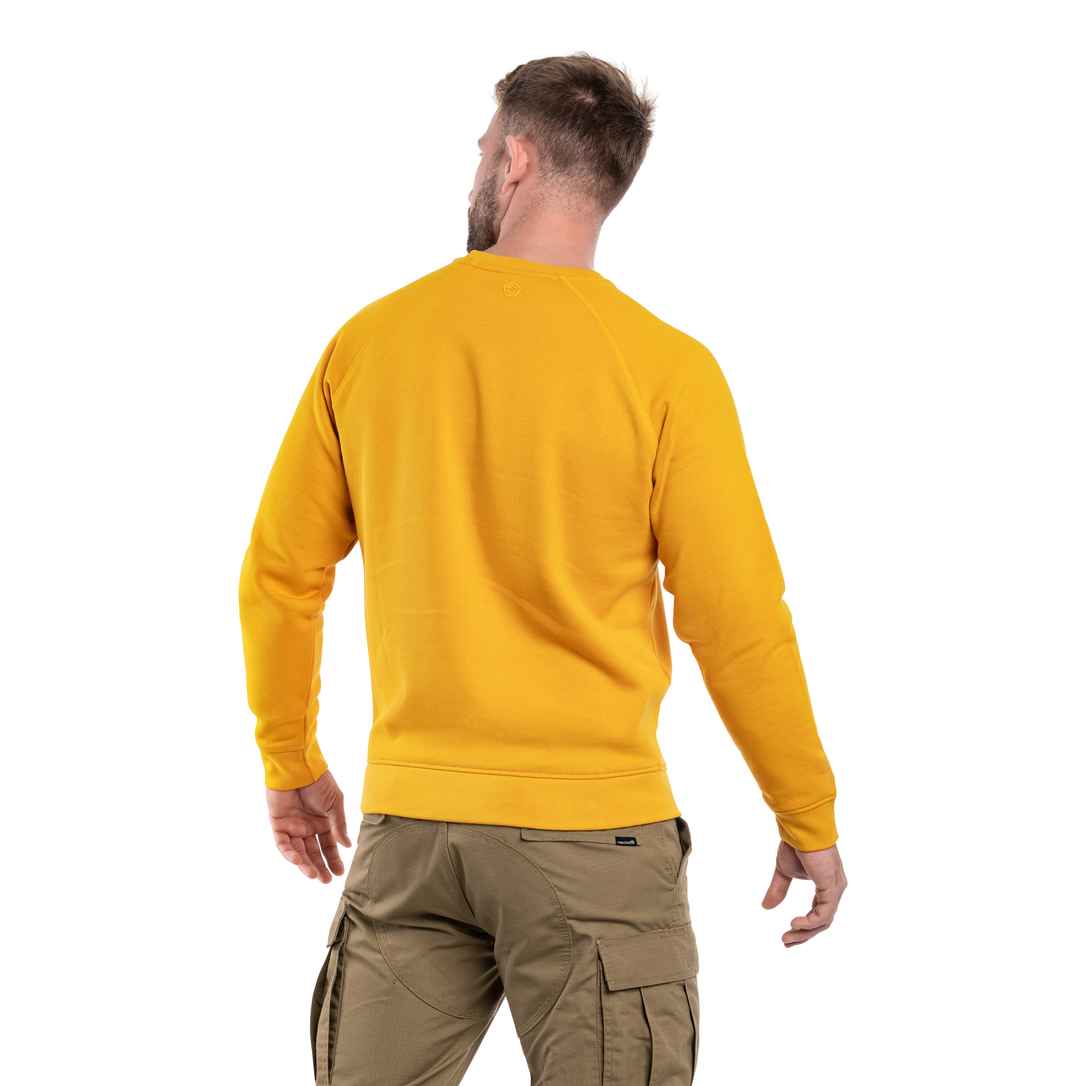 Sweatshirt Hawk Blank Pentagon - Tuscan Yellow
