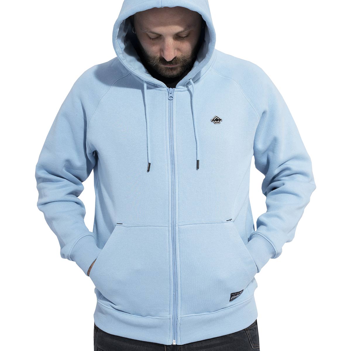 Sweatshirt Phaeton Zip Pentagon - Lagoon Blue