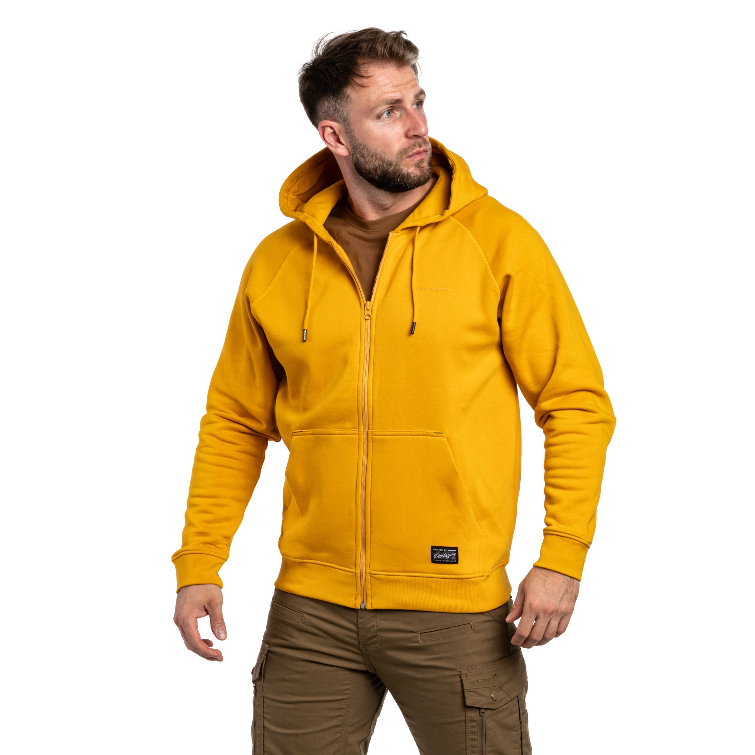 Sweatshirt Phaeton Zip Pentagon - Tuscan Yellow