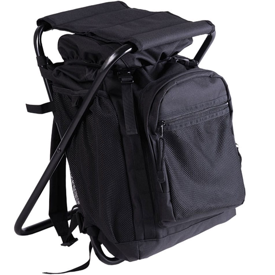 Sac à dos avec chaise 20 L Mil-Tec - Black