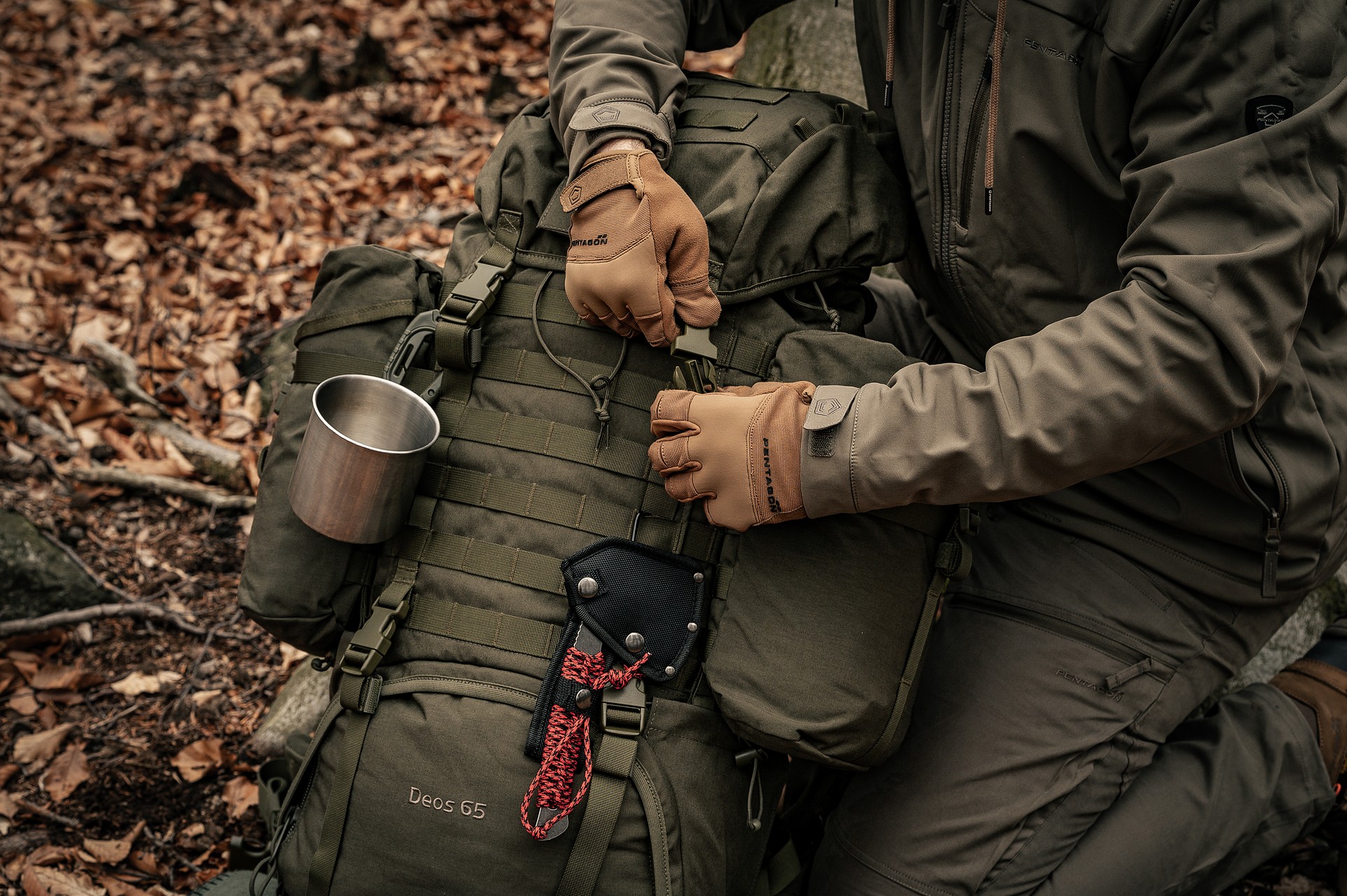 Sac à dos Deos 65 L Pentagon - RAL7013