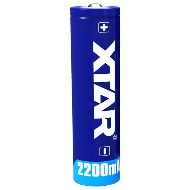 Batterie 3,7 V 18650 2200 mAh Xtar 