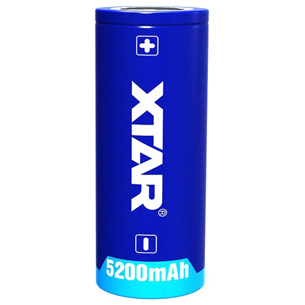 Batterie 3,6 V 26650 5200 mAh Xtar 