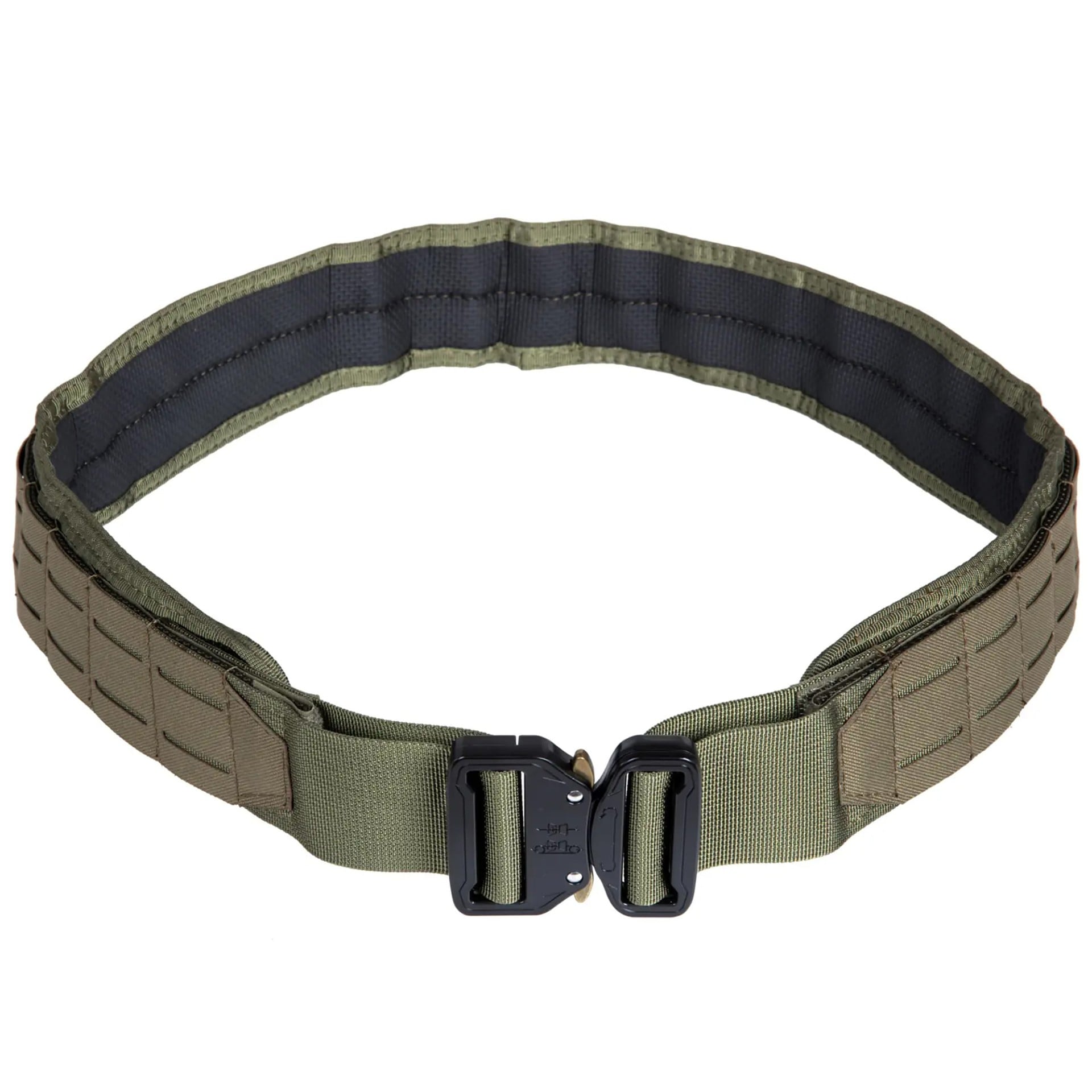 Ceinture de combat  Laser-Cut avec confort coussin GFC - Green