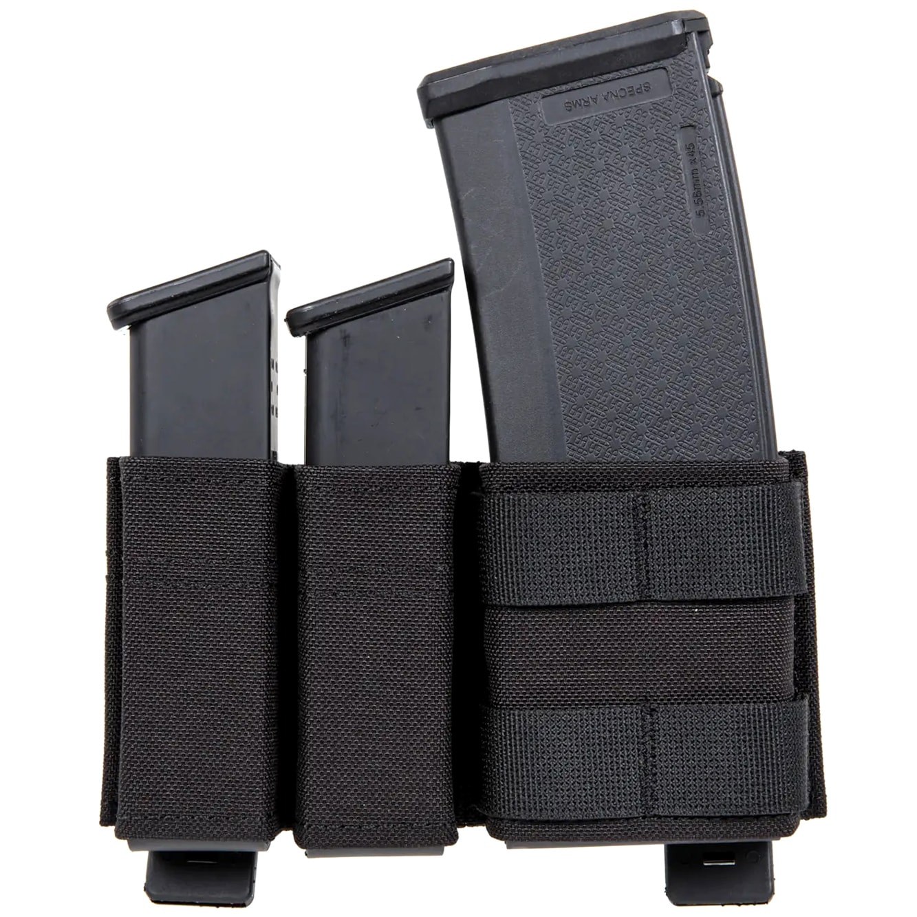 Pochette pour trois chargeurs Combo Wosport - Black