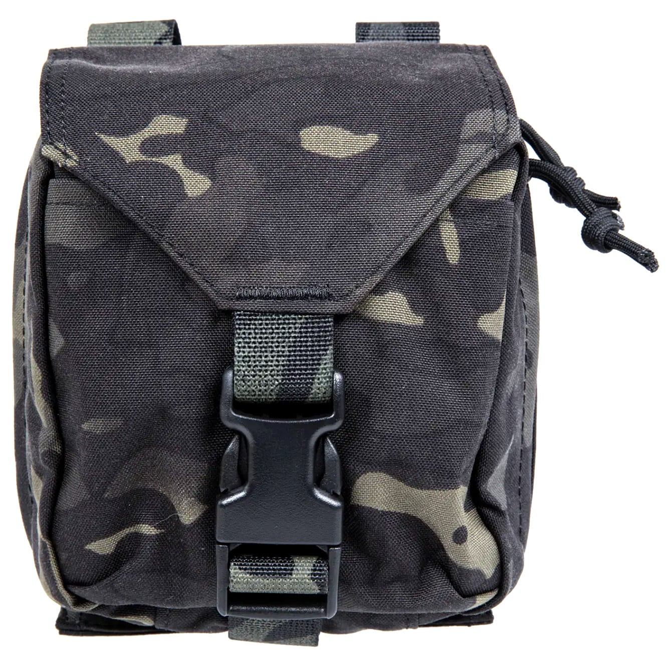 Trousse de premiers secours détachable avec panneau Molle Wosport - MultiCam Black 