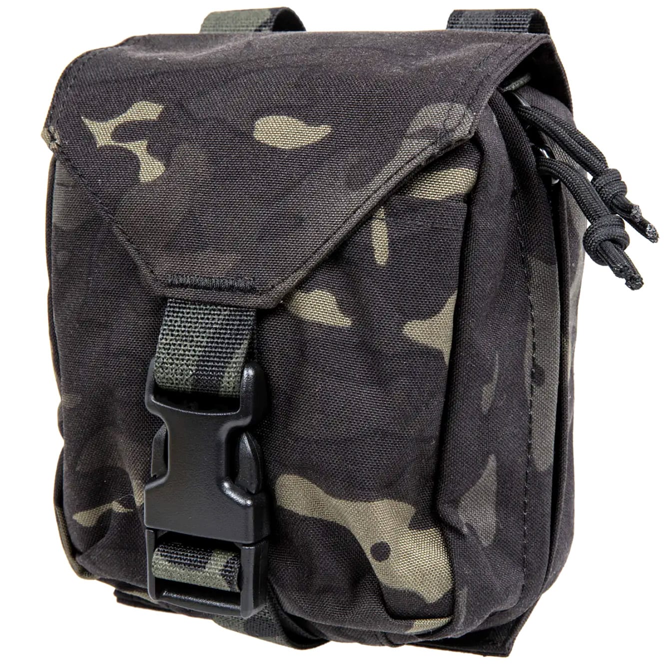 Trousse de premiers secours détachable avec panneau Molle Wosport - MultiCam Black 