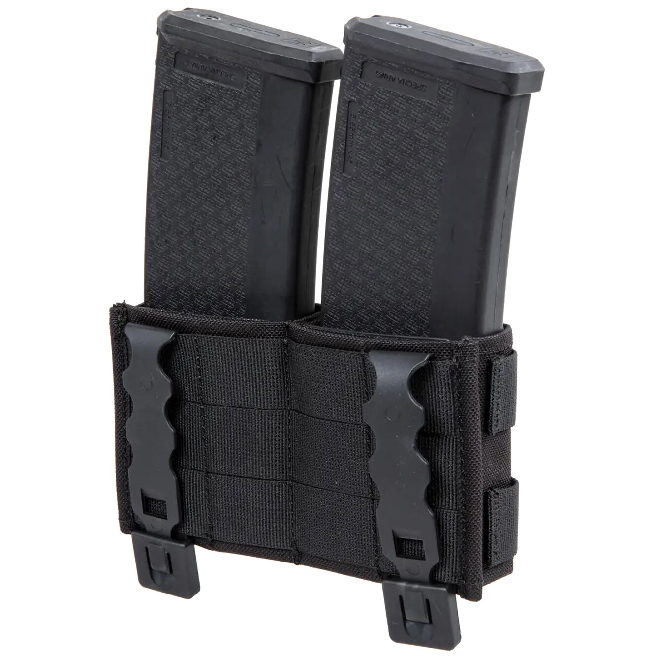 Double pochette ouverte pour chargeurs Wosport - Black