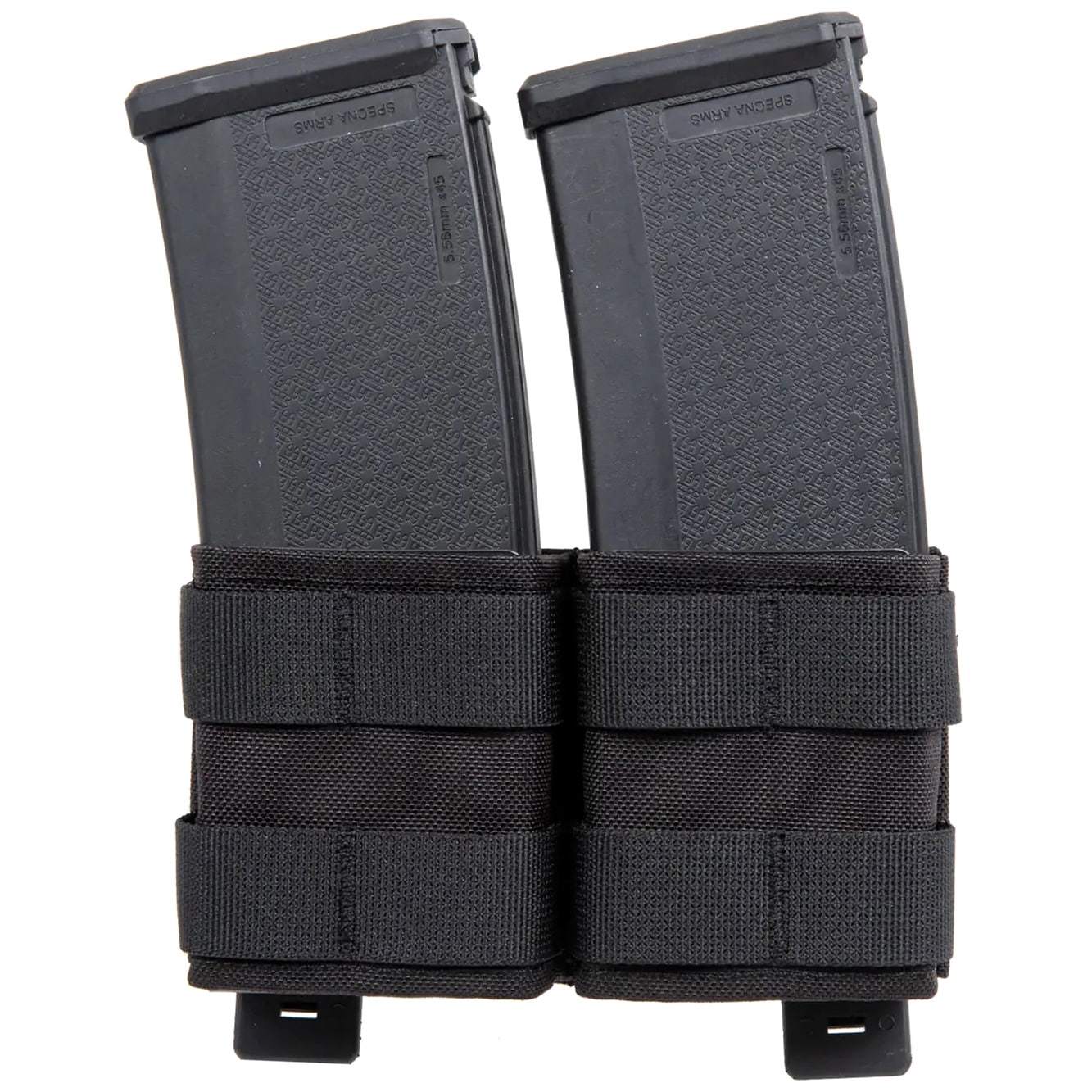 Double pochette ouverte pour chargeurs Wosport - Black