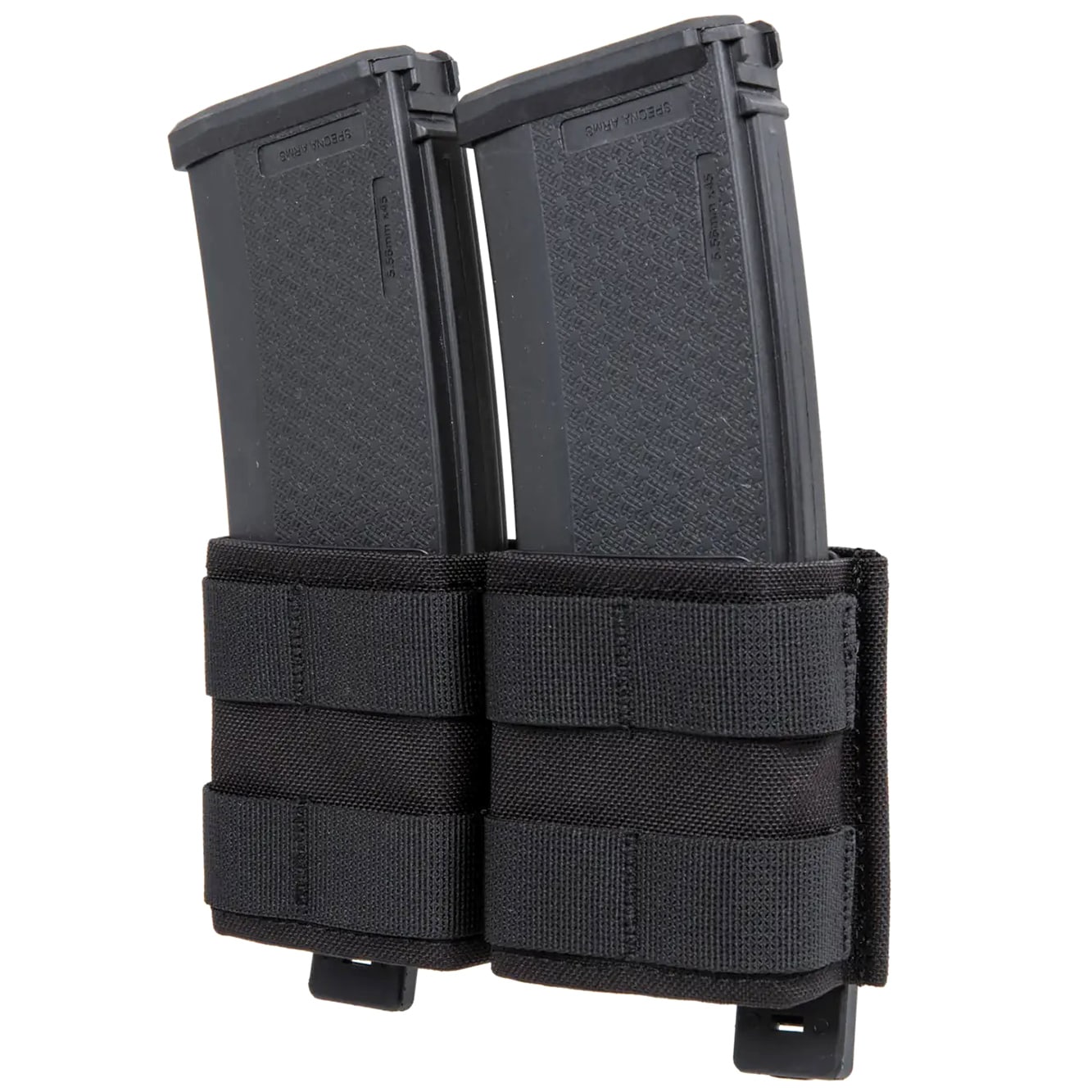 Double pochette ouverte pour chargeurs Wosport - Black