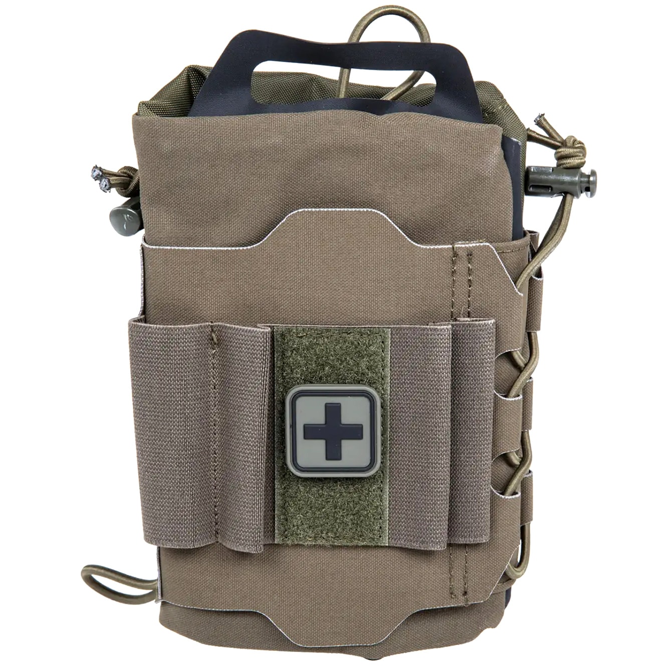 Trousse détachable de premiers secours Rapid Deployment Velcro IFAK Wosport - Ranger Green