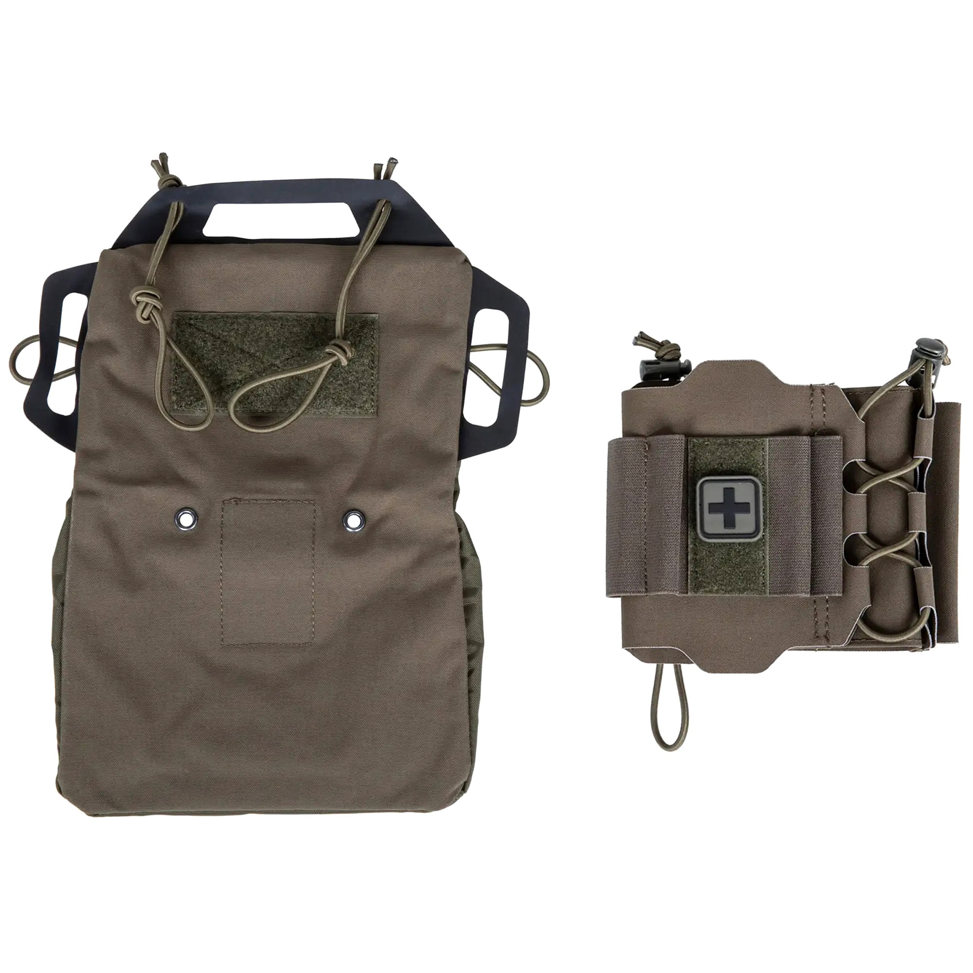 Trousse détachable de premiers secours Rapid Deployment Velcro IFAK Wosport - Ranger Green