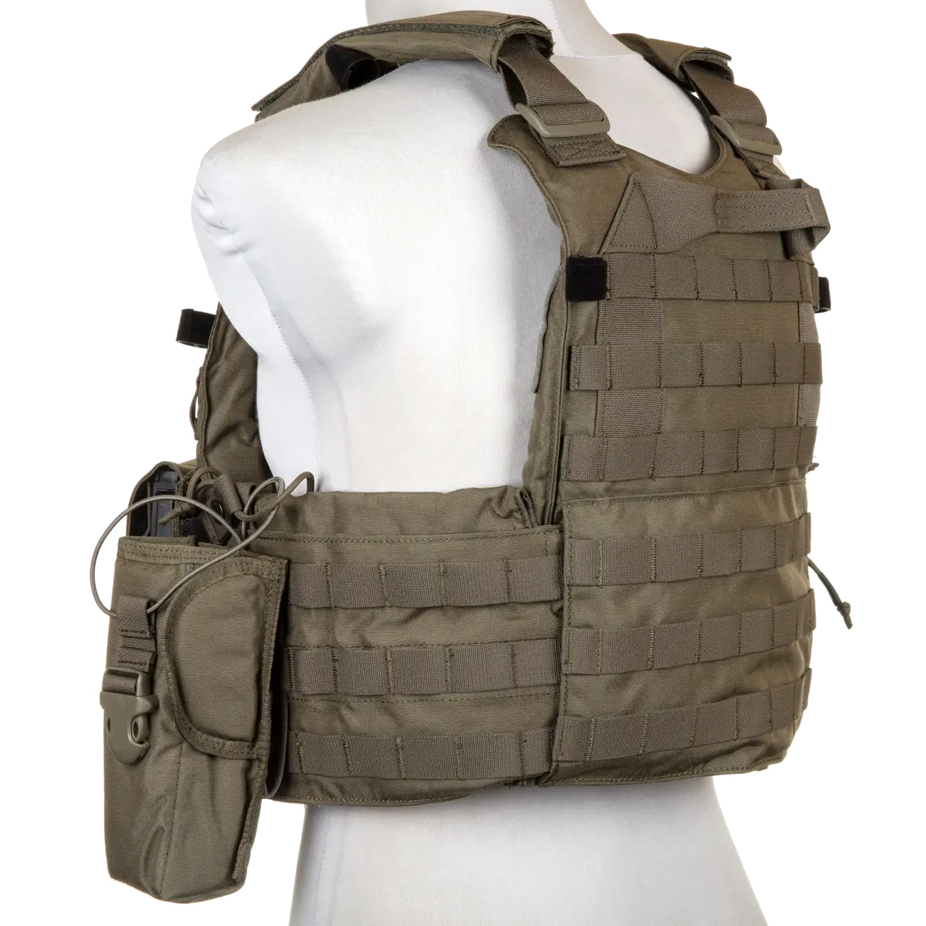 Gilet tactique Plate Carrier 6094A Style avec jeu de pochettes Emerson - Ranger Green