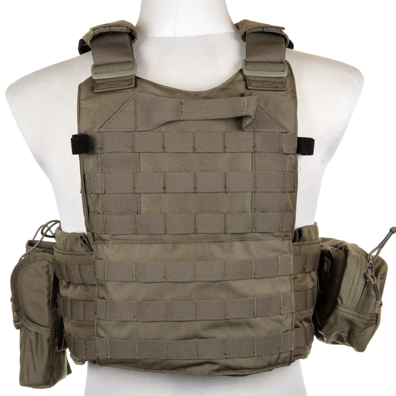 Gilet tactique Plate Carrier 6094A Style avec jeu de pochettes Emerson - Ranger Green