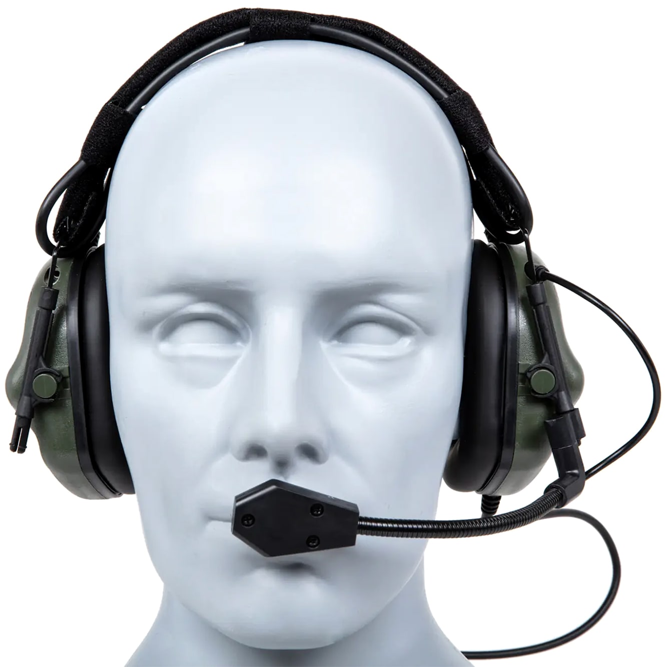 Écouteurs tactique HD-19 Gen. 5 Wosport - Olive