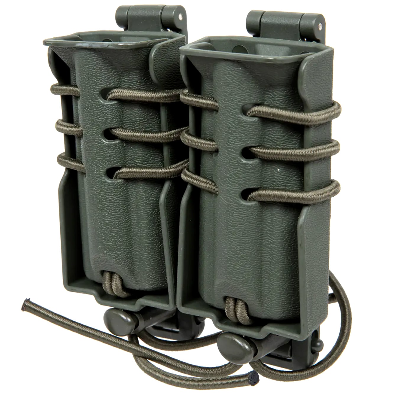 Double pochette pour petits chargeurs Wosport Urban Quick Pull - Olive