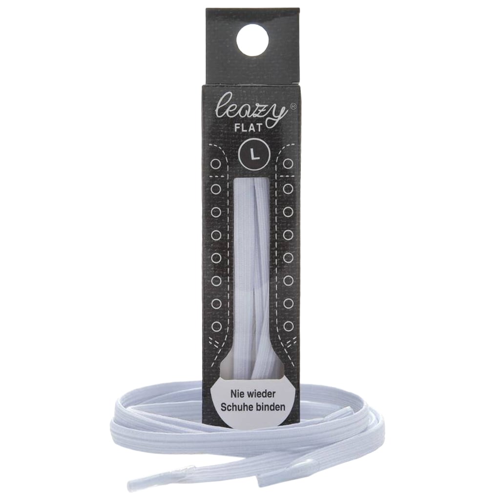 Lacets élastiques Leazy Round - White 