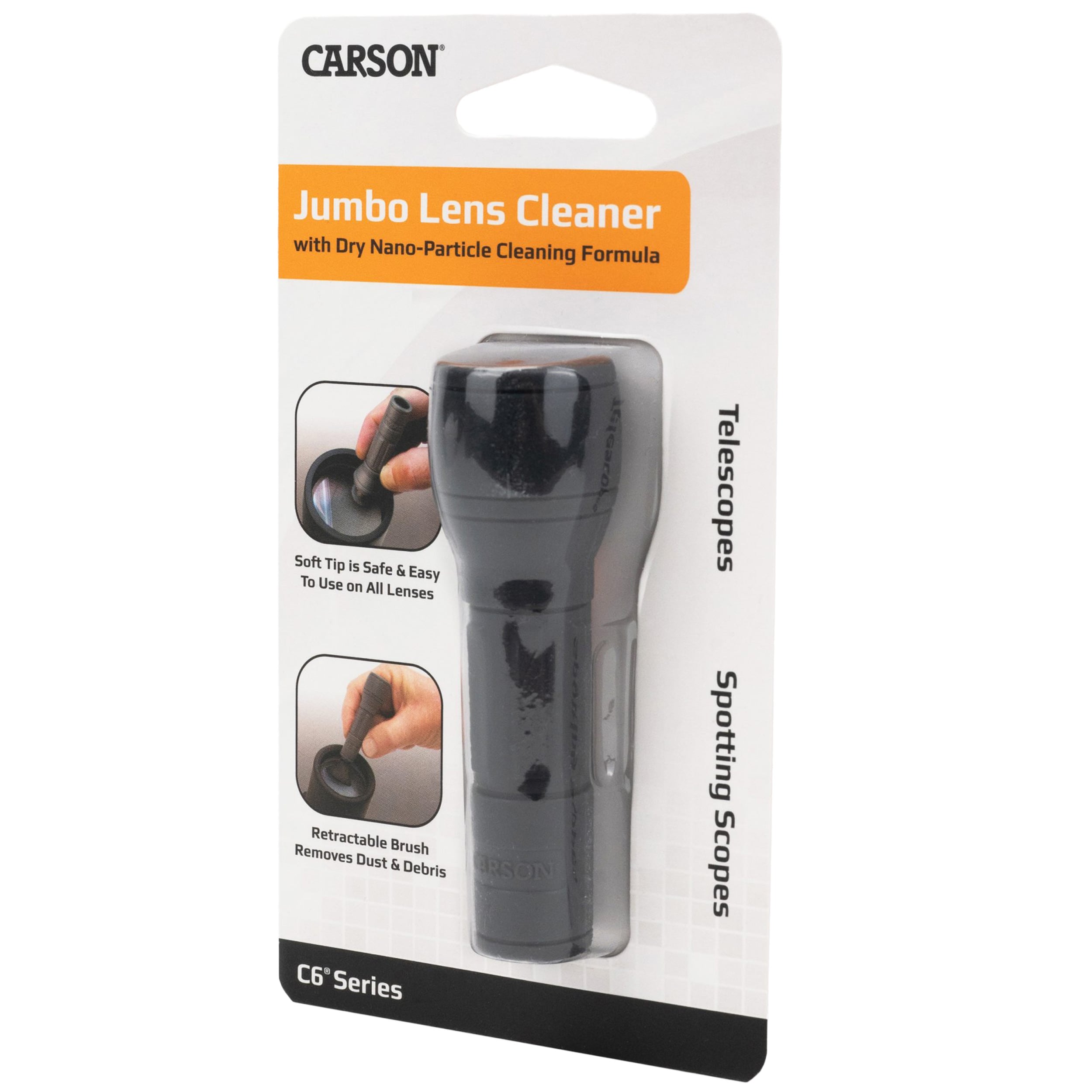 Dispositif de nettoyage d'optiques C6 Jumbo Lens Cleaner Carson 