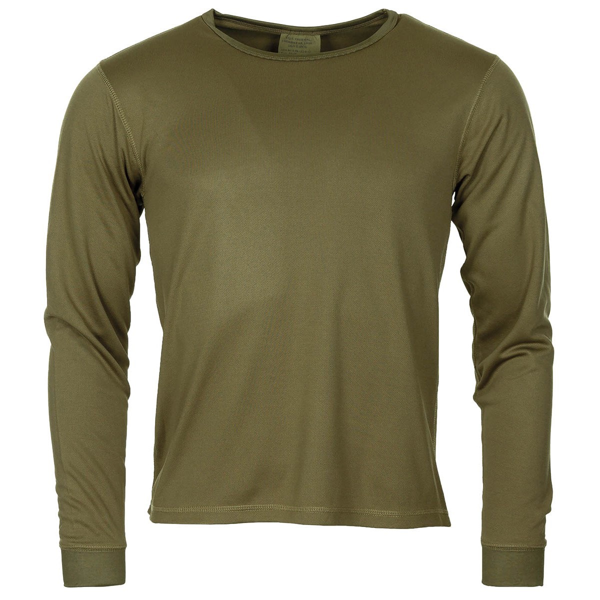 T-shirt thermoactif Long Sleeve Armée Britannique Light - utilisé - Demobil -  Olive