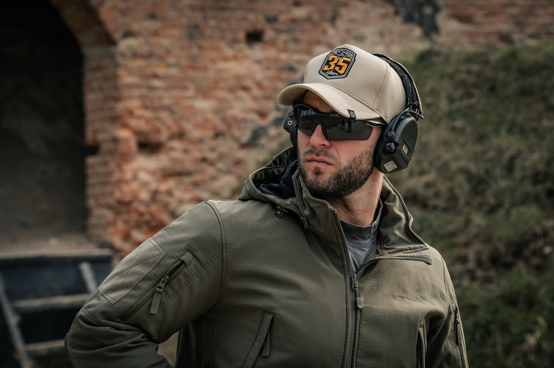 Lunettes de soleil polarisées Extreme Raptor OPC - Matt Black Smoke/Yellow