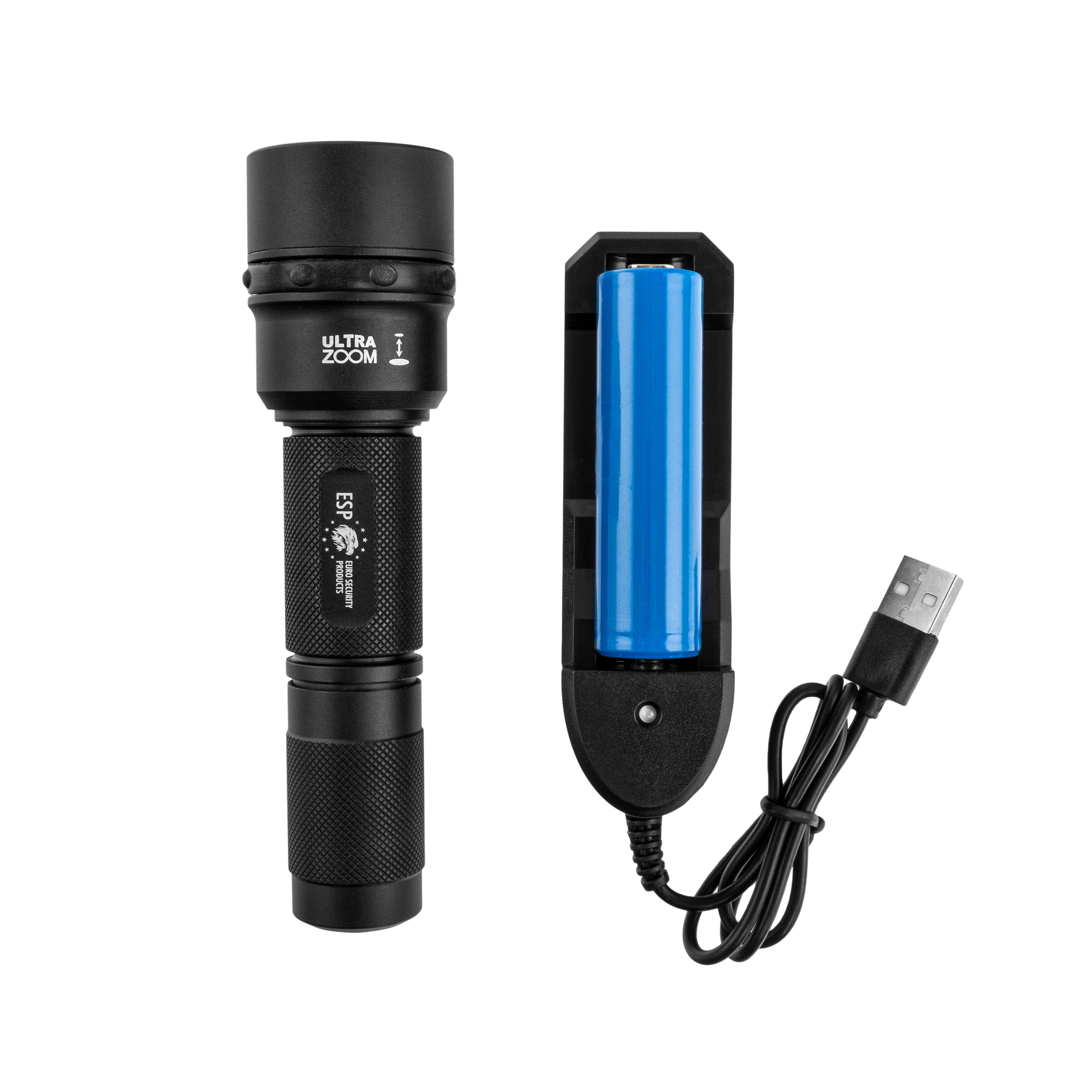 Lampe de poche tactique Helios Ultrazoom-4R - 200 lumens ESP