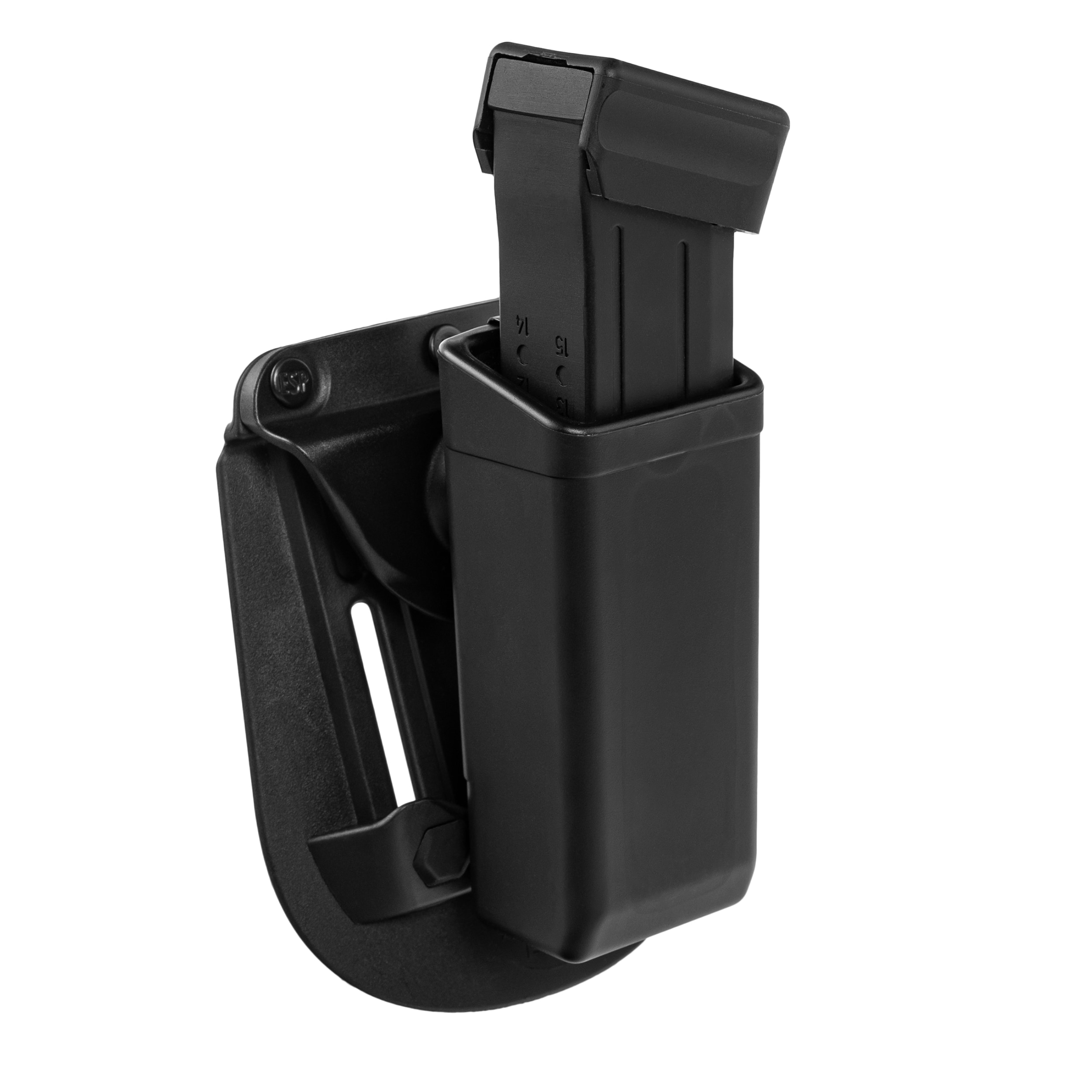 Pochette rotative avec montage Paddle pour format 9 mm ESP - Black