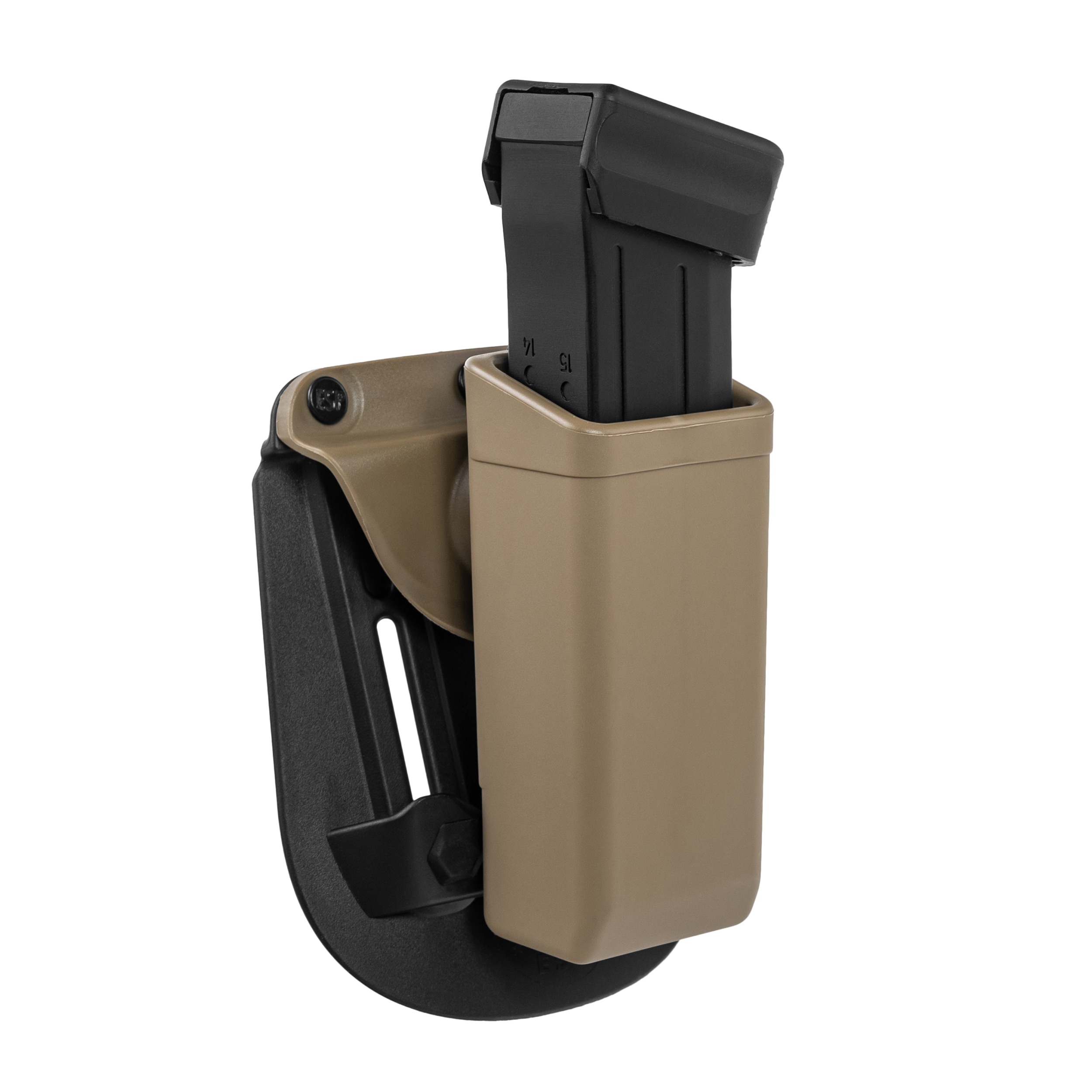Pochette chargeur rotatif avec montage Paddle pour petit chargeur ESP - Khaki