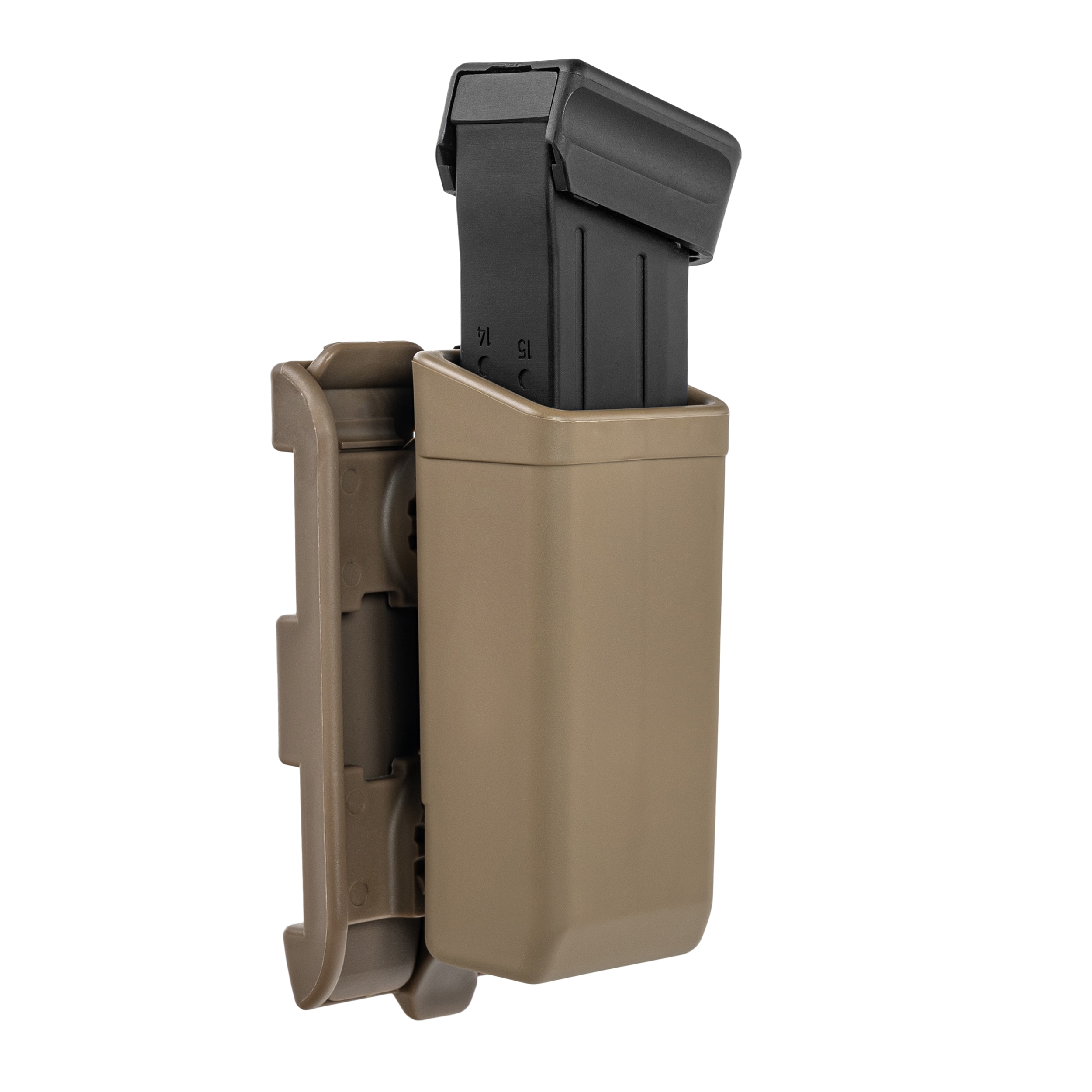 Pochette pivotante ESP avec montage UBC-07 pour chargeur 9 mm MOLLE - Kaki