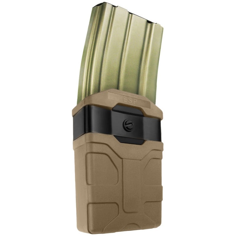 Pochette chargeur ESP avec fixation UBC-05 pour chargeur AR-15 - Khaki