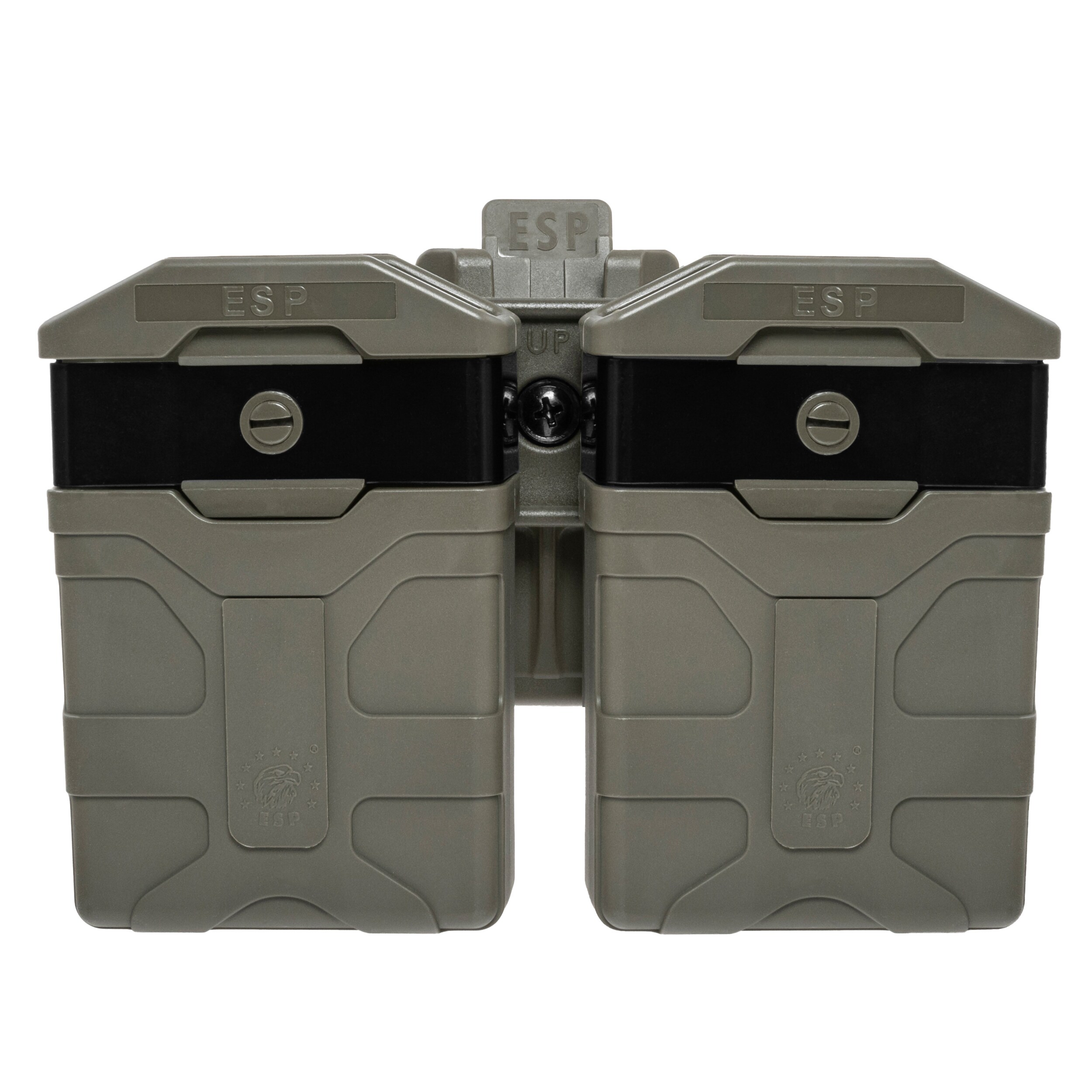 Pochette chargeur double rotatif ESP avec montage UBC-05-A pour chargeur de calibre 5,56 mm - Olive Drab