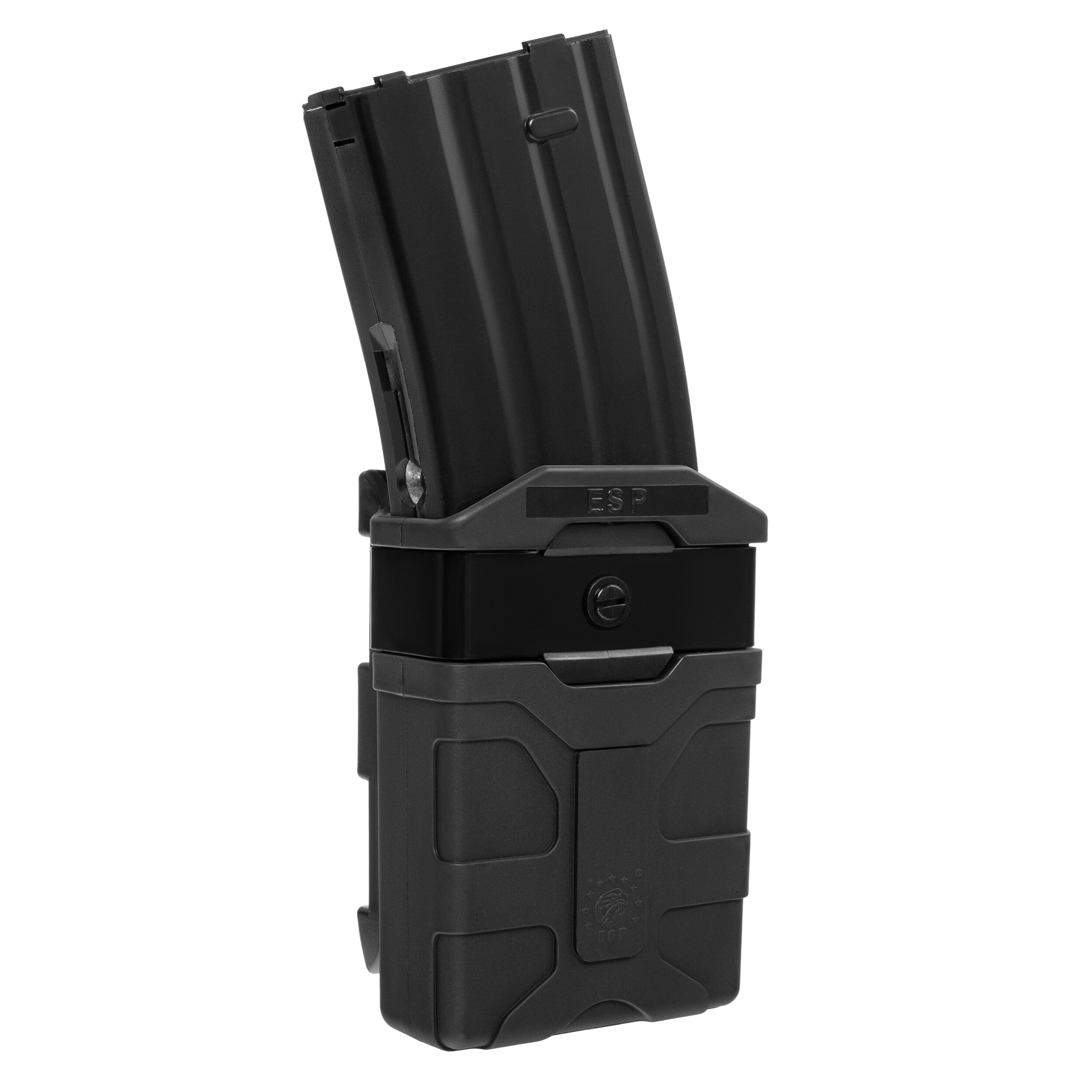 Pochette chargeur ESP avec montage UBC-07 pour chargeur de calibre 5,56 mm MOLLE - Noir