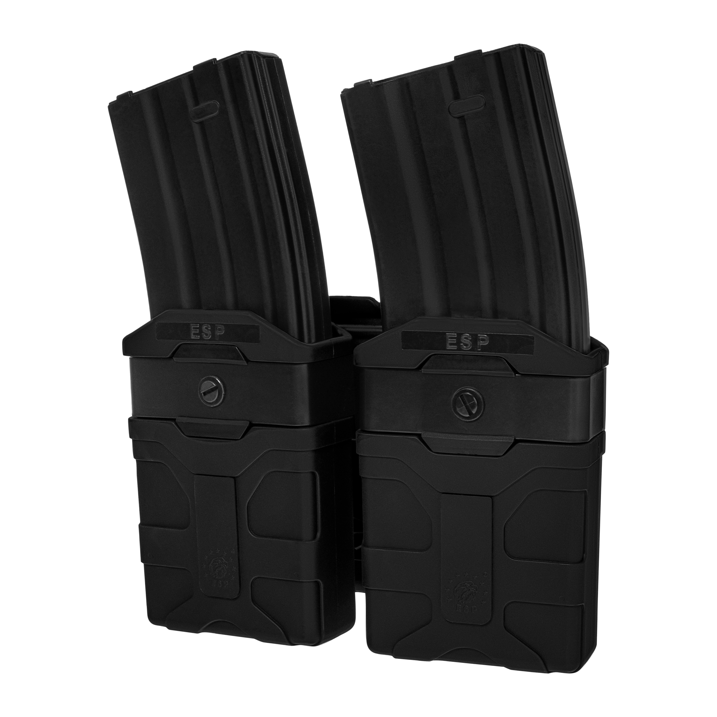 Pochette double rotative ESP avec montage UBC-07 Clip pour grands chargeurs - Black