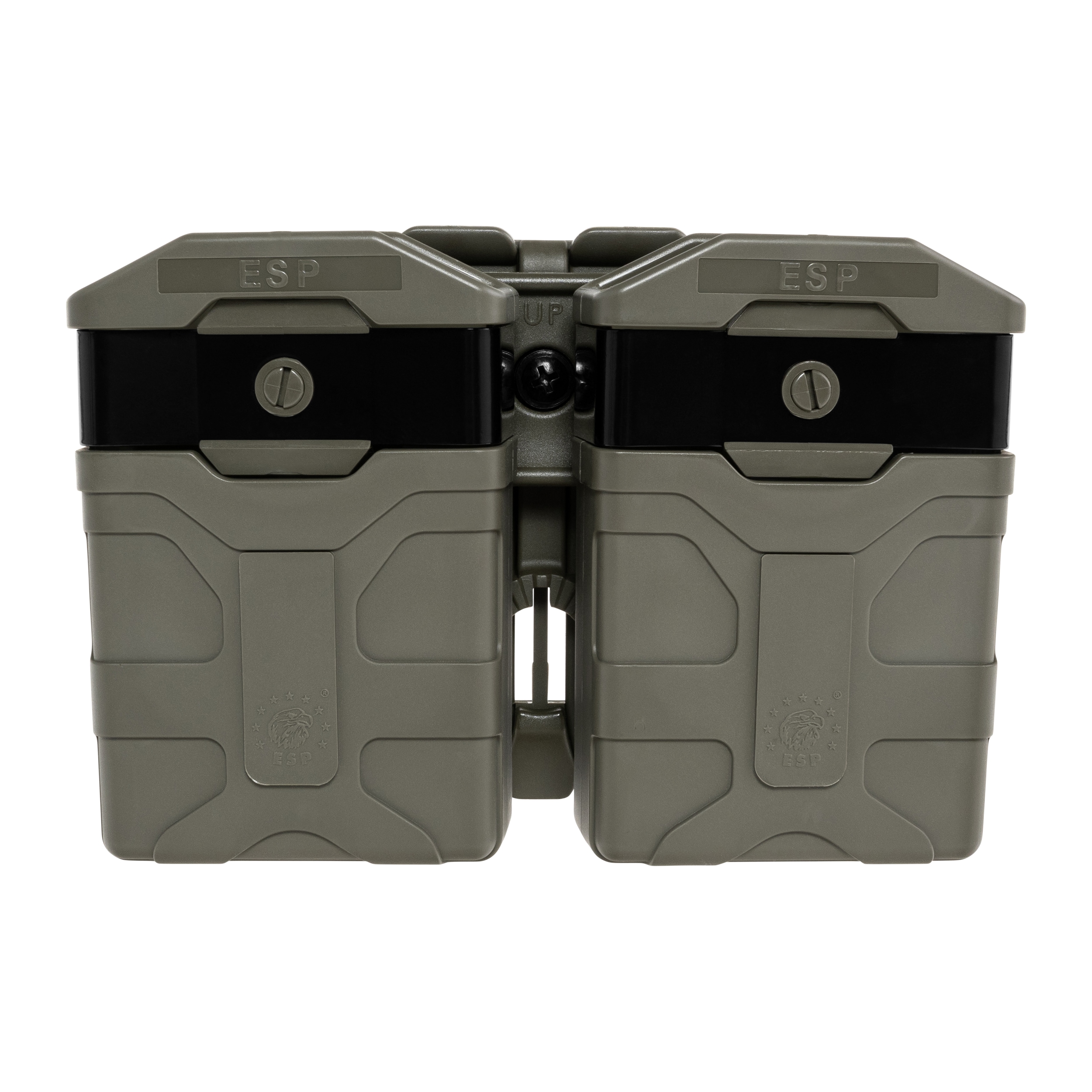 Pochette rotative double ESP avec montage UBC-07 Clip pour chargeurs grands - Olive Drab