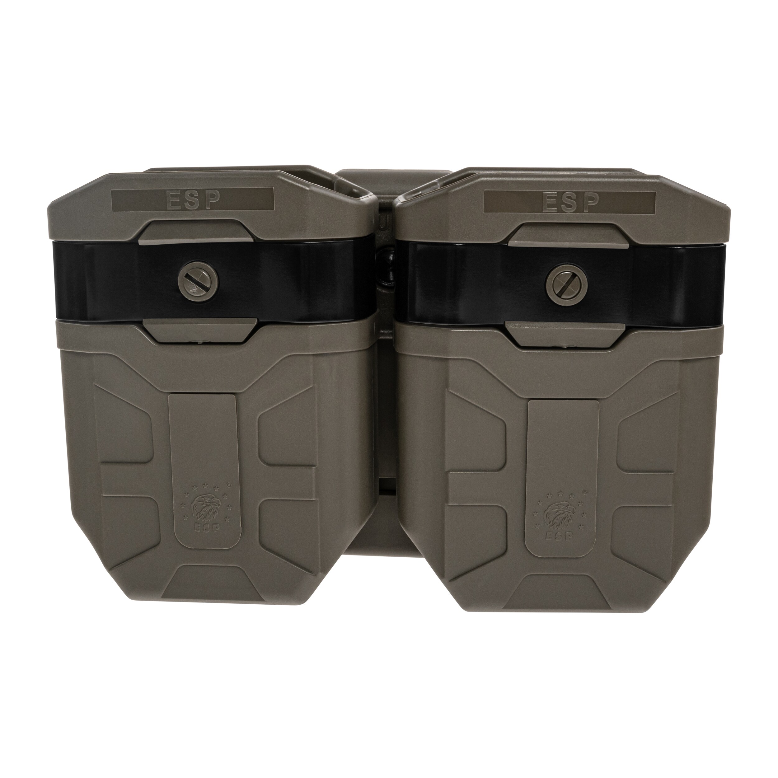 Pochette chargeur double rotatif ESP avec montage UBC-02 pour chargeurs 7,62 mm - Olive Drab