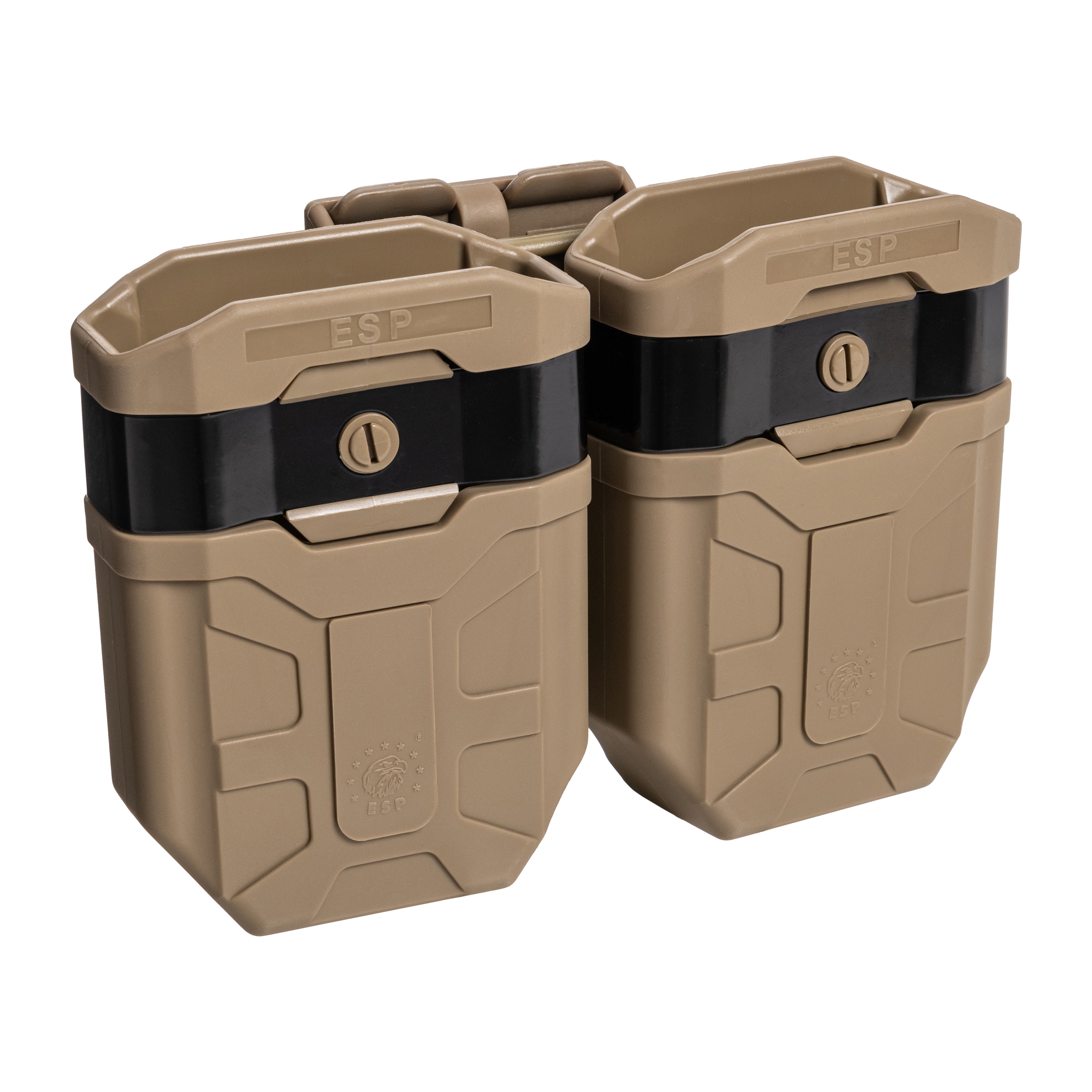 Double pochette chargeur rotatif ESP avec montage UBC-04-2 pour chargeurs - Khaki