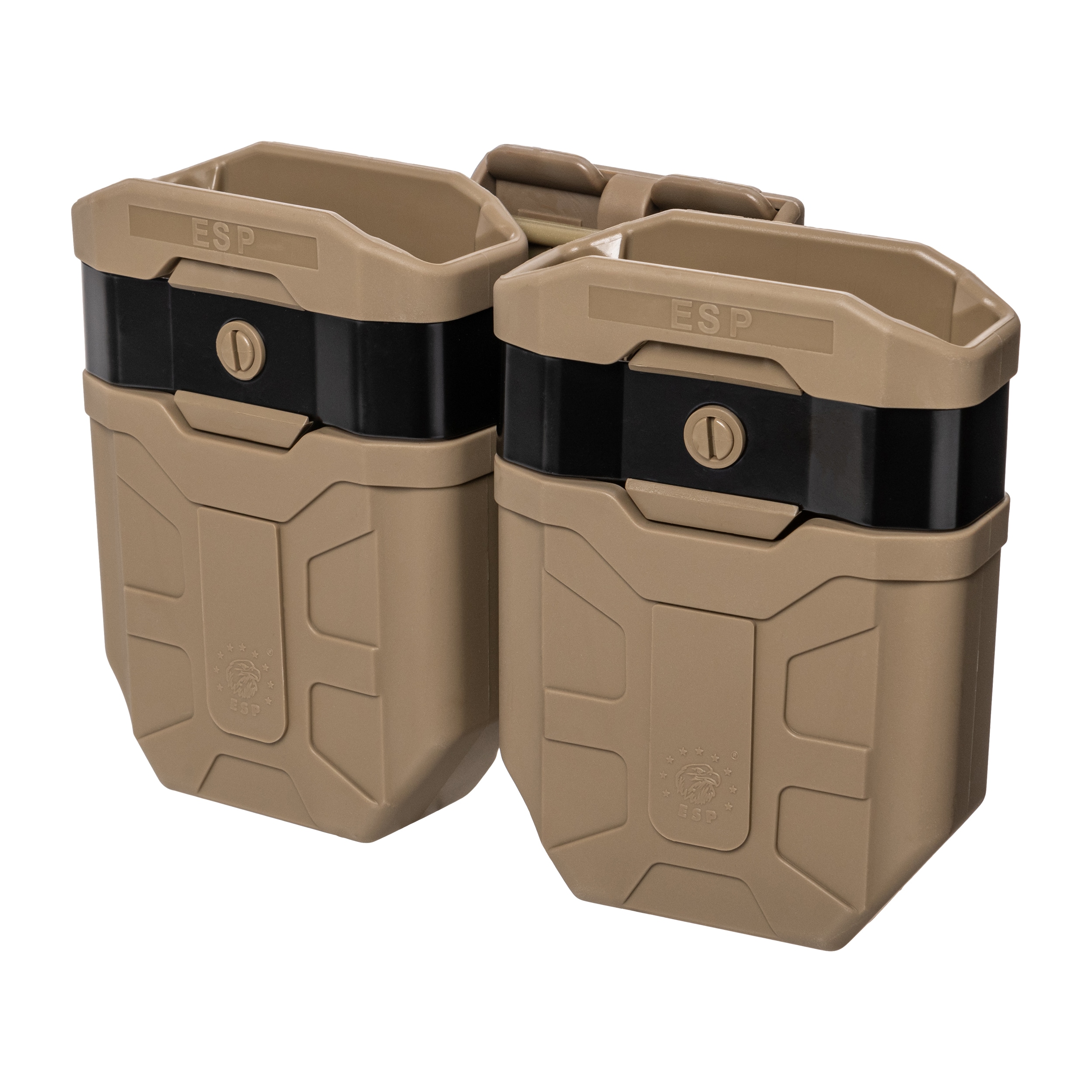 Double pochette chargeur rotatif ESP avec montage UBC-04-2 pour chargeurs - Khaki