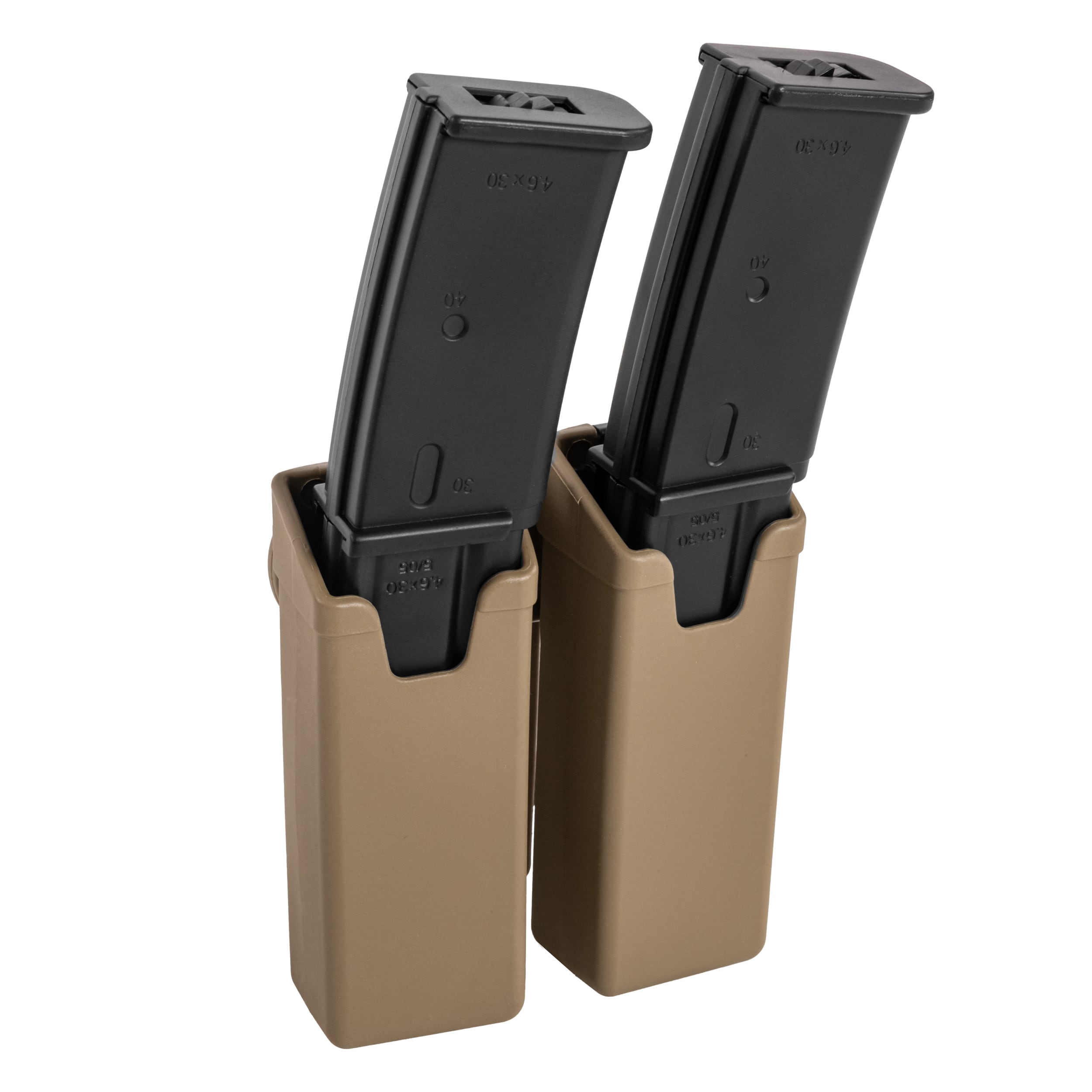 Pochette chargeur double ESP avec montage UBC-02 Clip pour chargeurs MP5/UZI/SA VZ.61 - Khaki