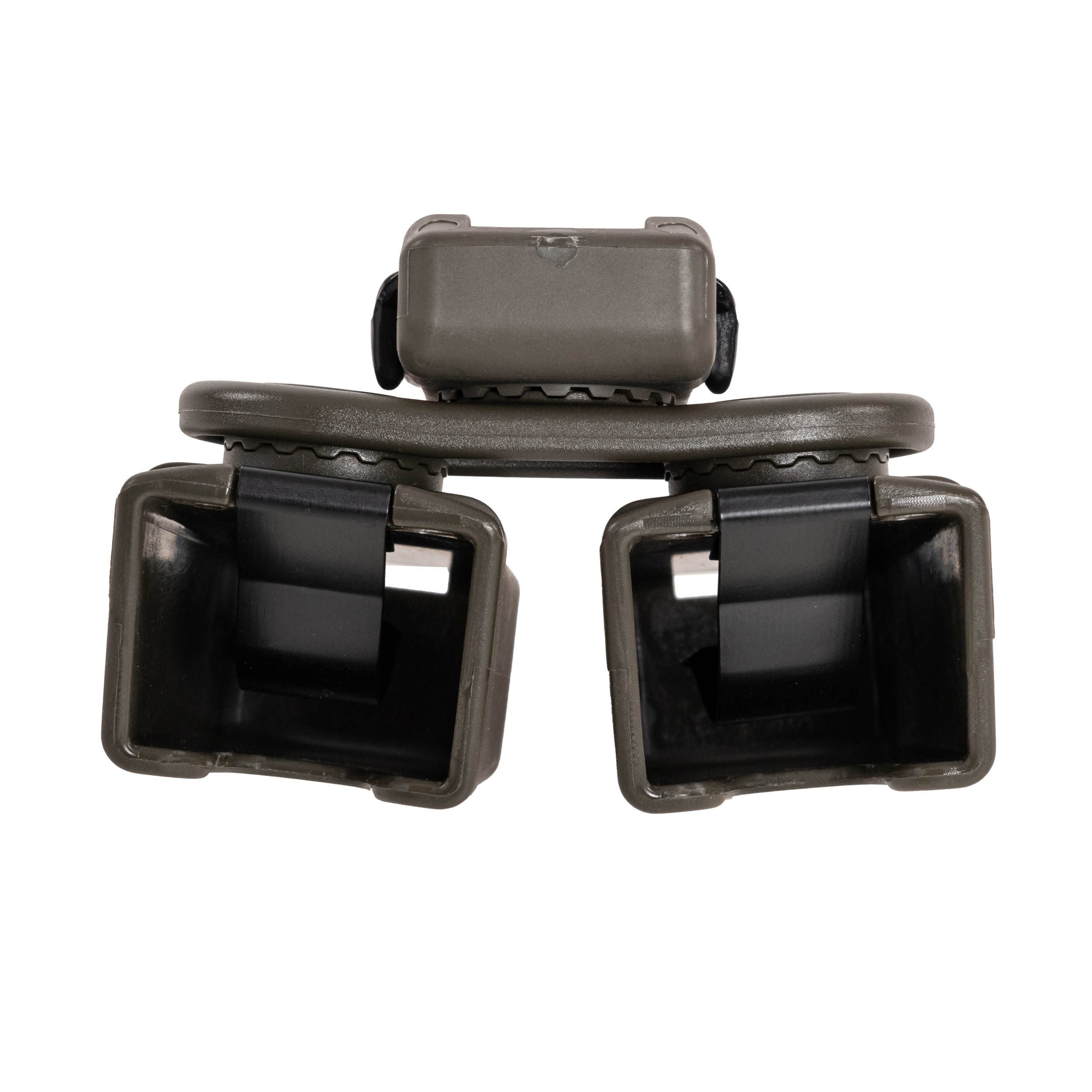 Pochette chargeur double ESP avec fixation UBC-02 Clip pour chargeurs MP5/UZI/SA VZ.61 - Olive Drab